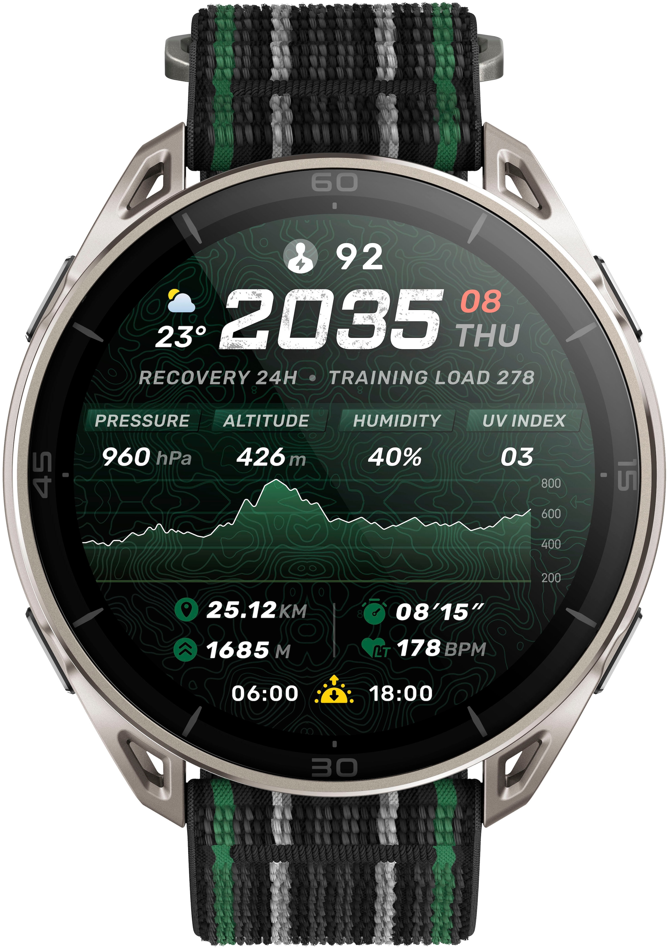Amazfit Smartwatch »Cheetah 2 Ultra« Amazfit OS