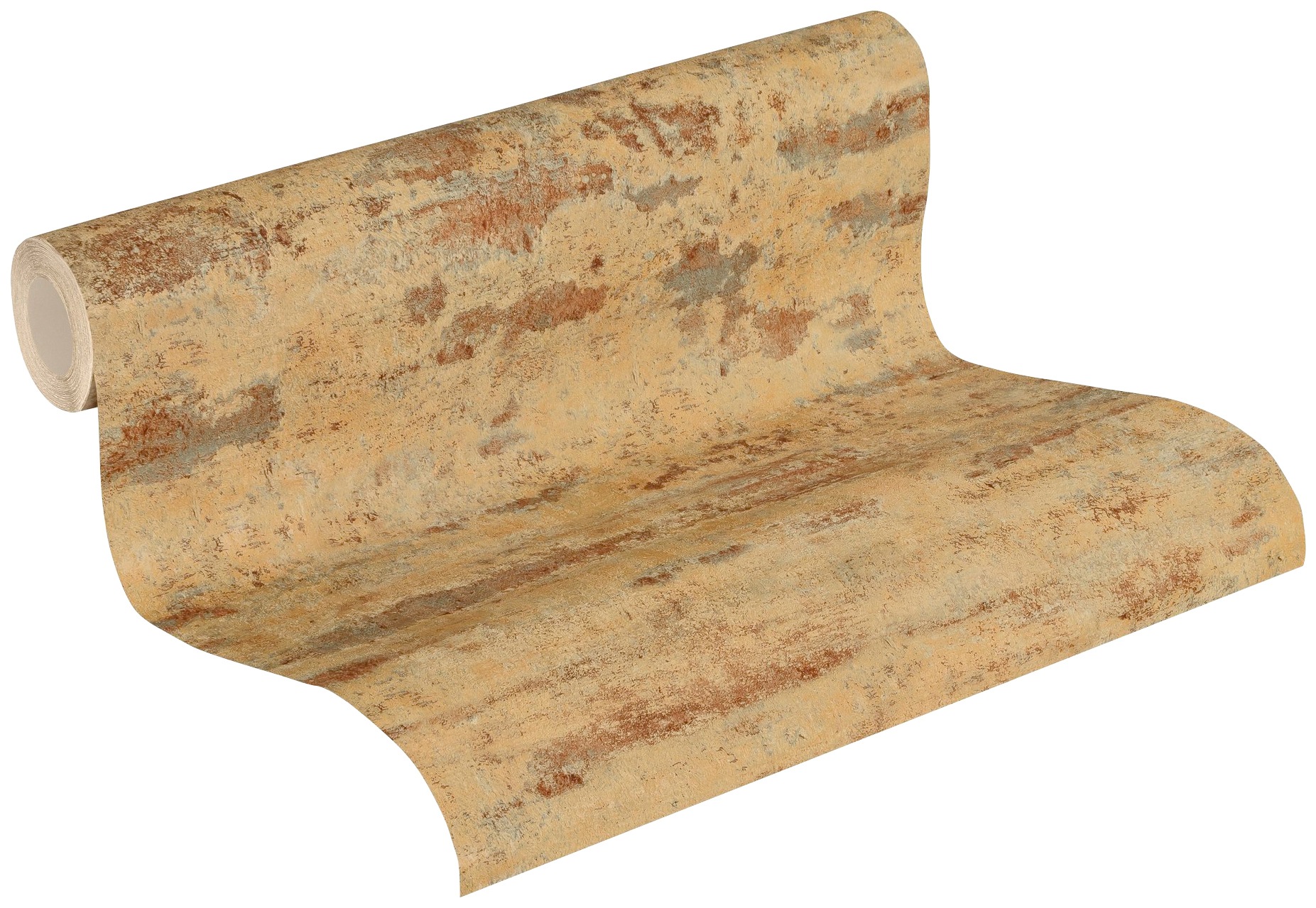 A.S. Création Vliestapete »Neue Bude 2.0 Stones & Structure in Vintage Backstein Optik«, uni-einfarbig-unifarben, Uni Tapete einfarbig Tapeten Wohnzimmer Schlafzimmer Küche Design Büro