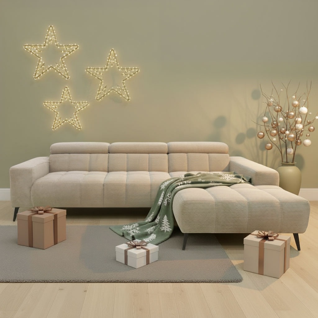 DOMO collection Ecksofa »Trento L-Form, mit Kufenfuß oder Einzelfuß« wahlwe günstig online kaufen