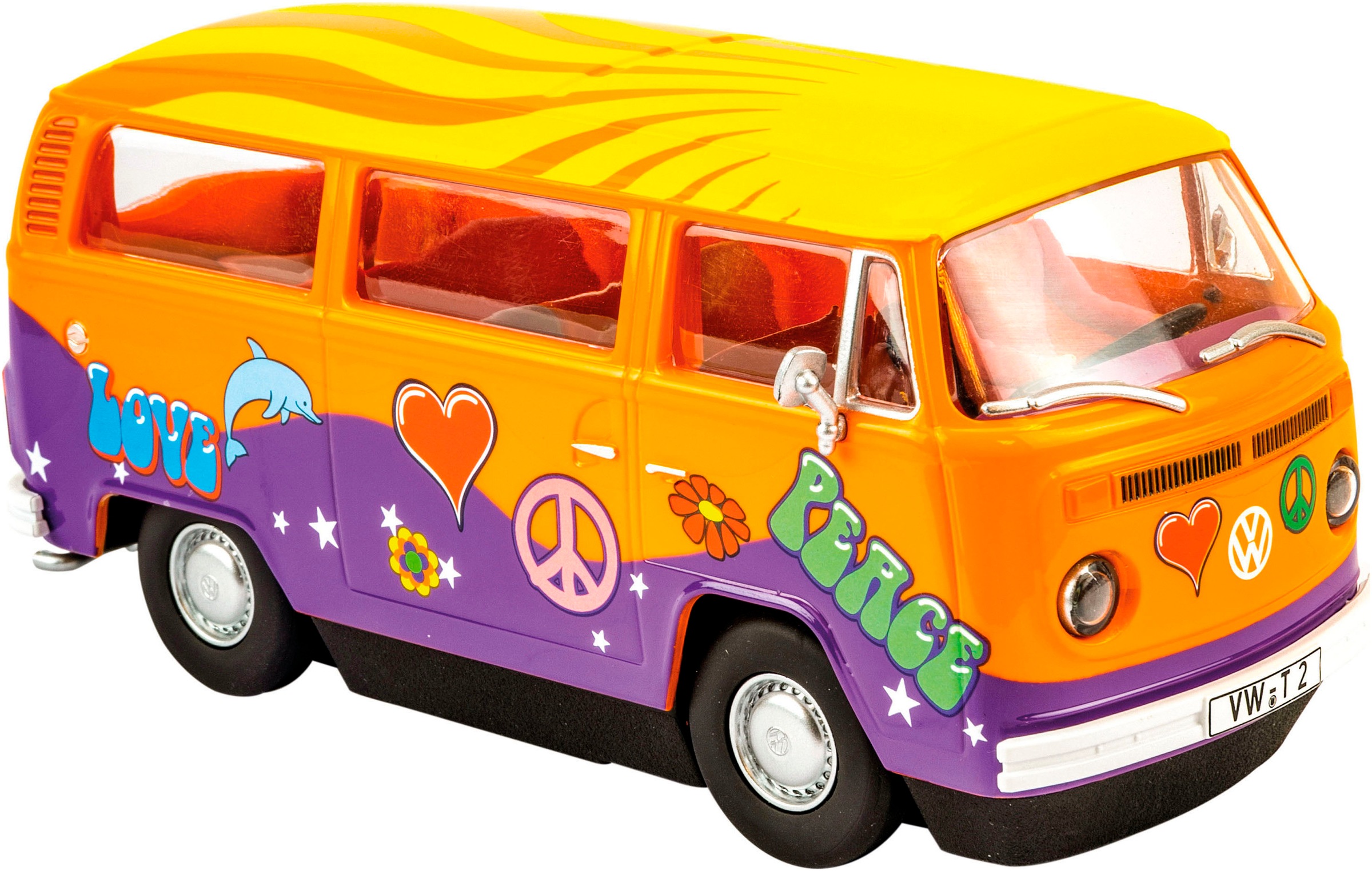 Carrera® Rennbahn-Auto »VW Bus T2b "Peace and Love"« mit Lichteffekt