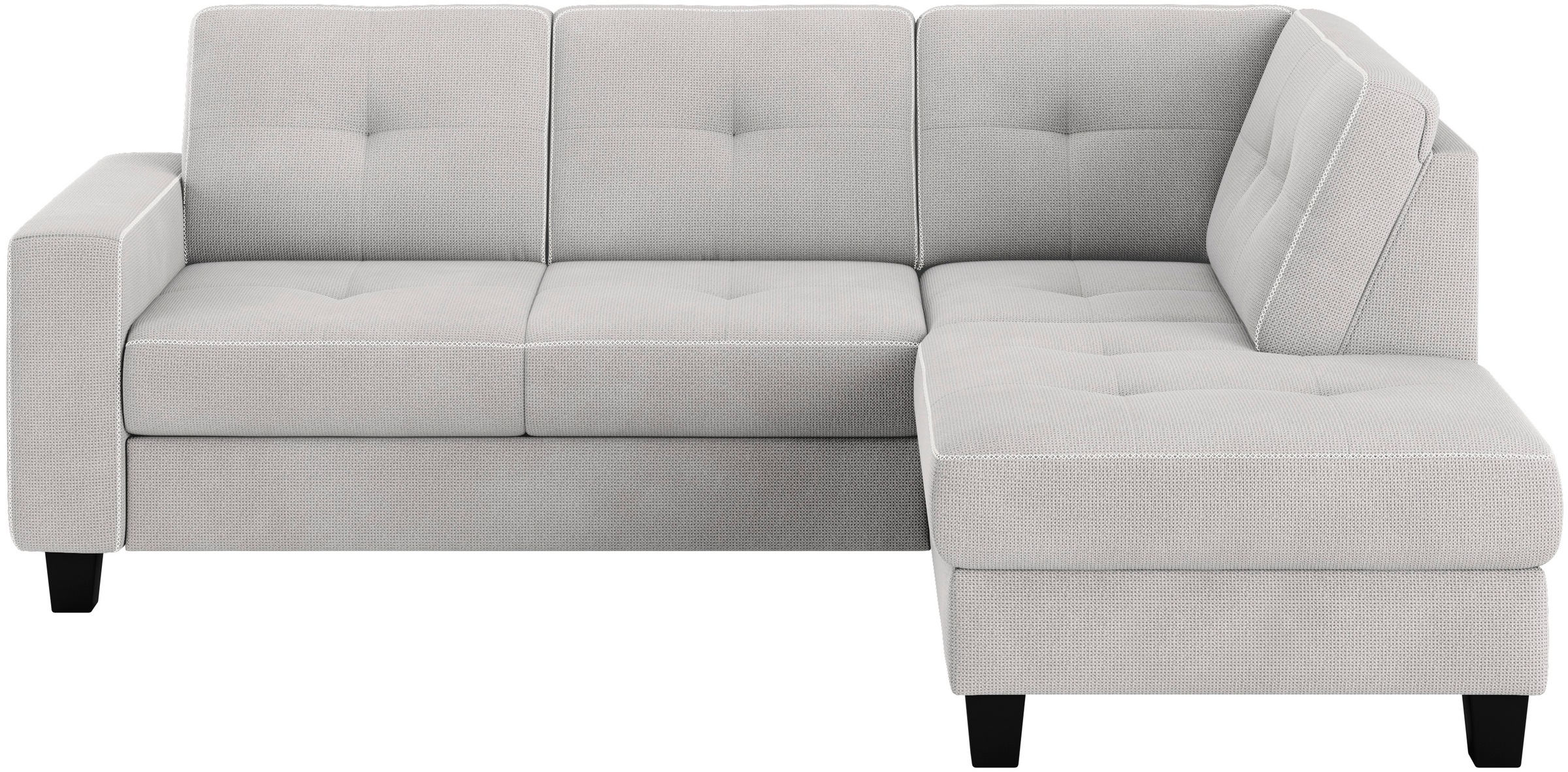 Places of Style Ecksofa »Varese«, Kreuznaht in beige günstig online kaufen