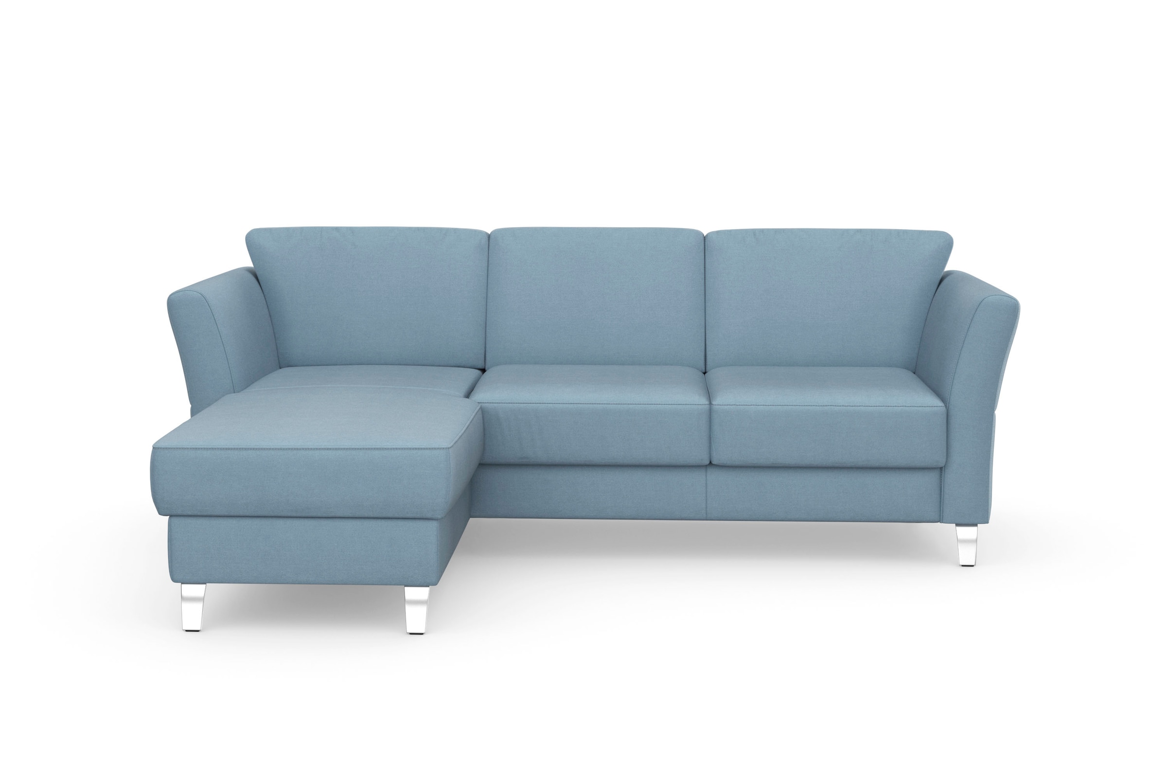 sit&more Ecksofa »Visby L-Form«, wahlweise mit Bettfunktion und Bettkasten, günstig online kaufen
