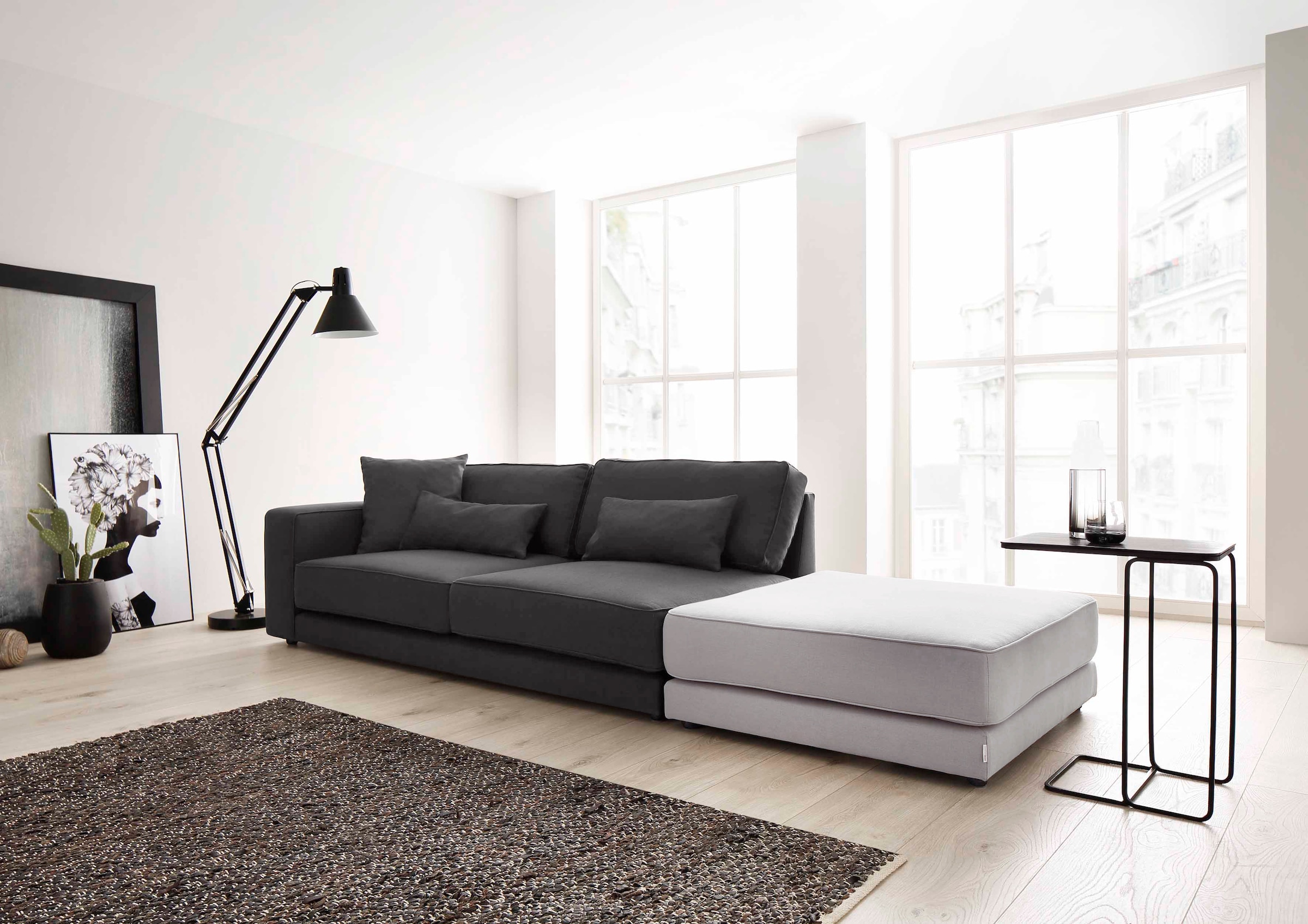 OTTO products Ecksofa "Grenette", frei oder als Teil des Modulsofas, Baumwo günstig online kaufen