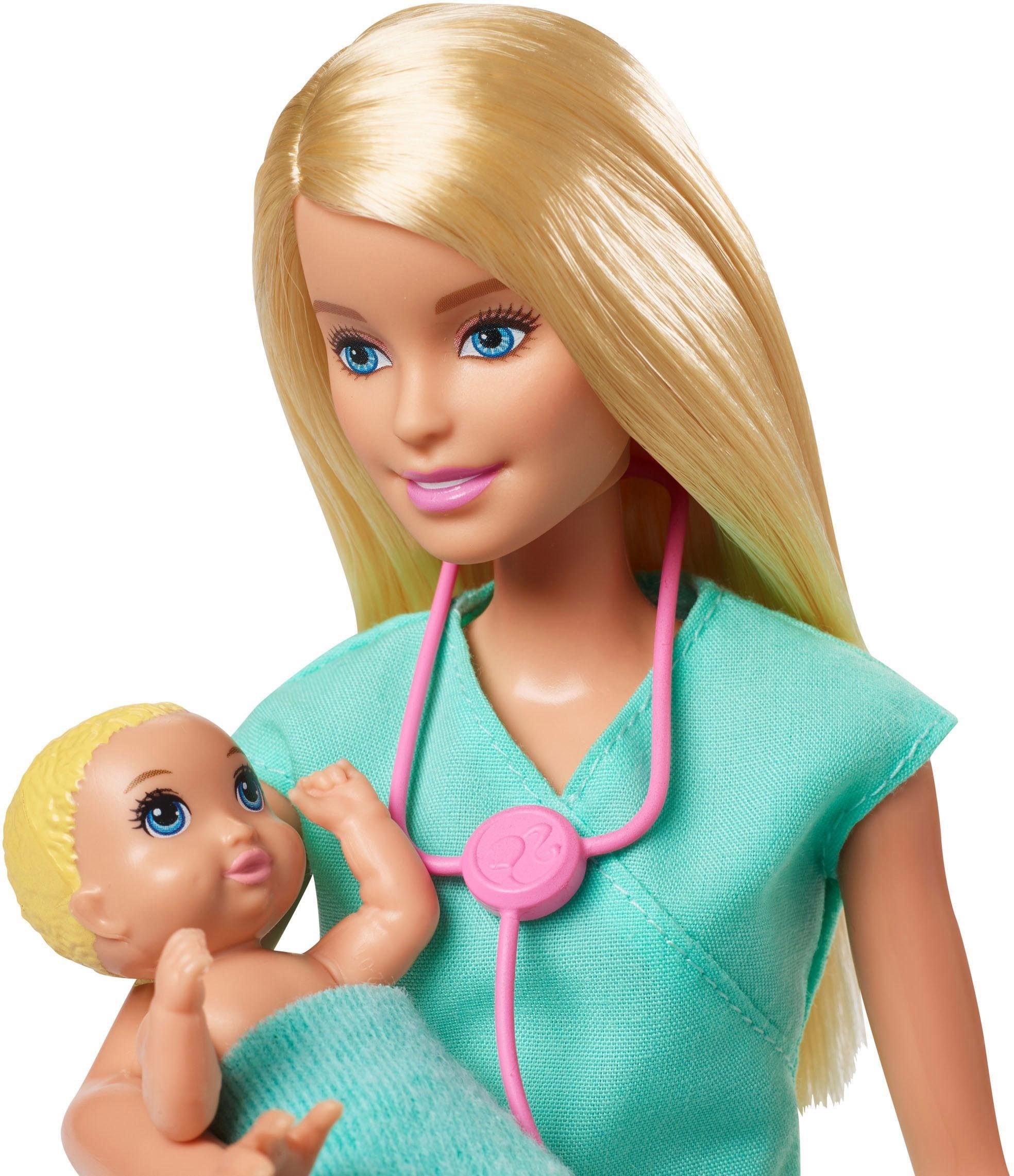 Barbie Anziehpuppe »Kinderärztin, blond«