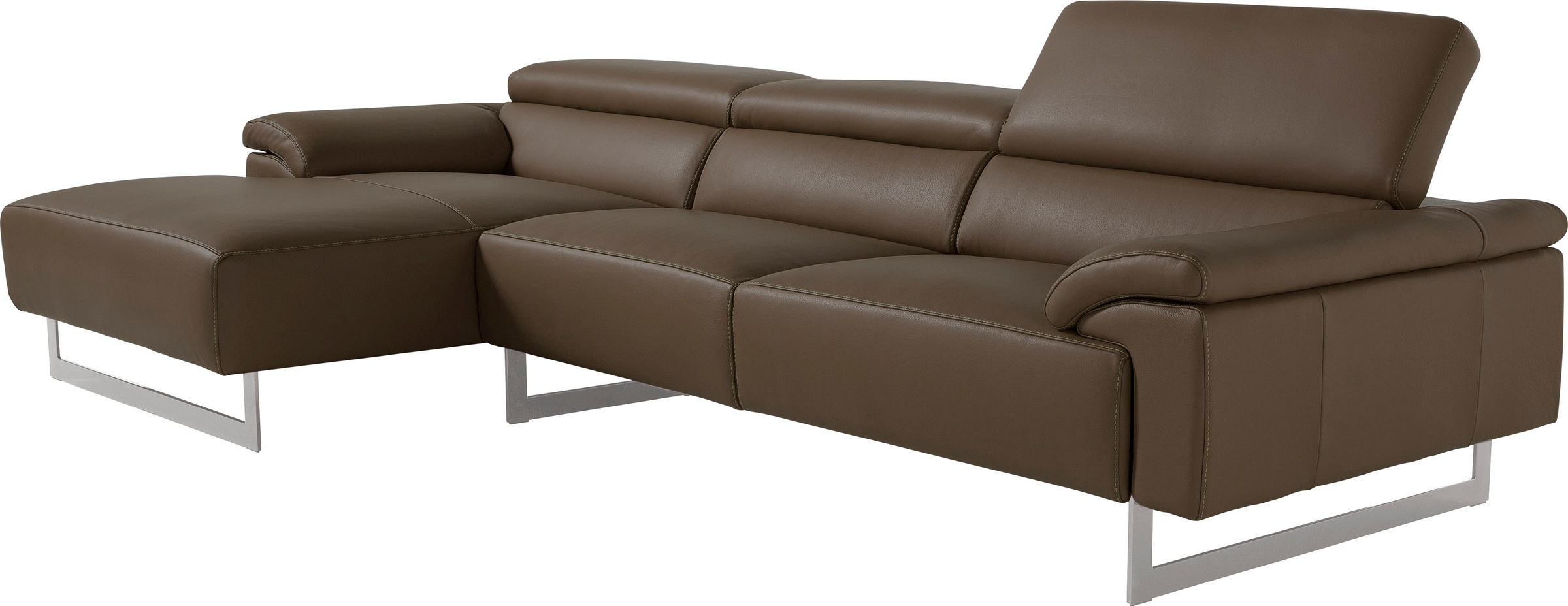 Egoitaliano Ecksofa »Malika, edel und bequem, Designsofa mit hochwertigen B günstig online kaufen