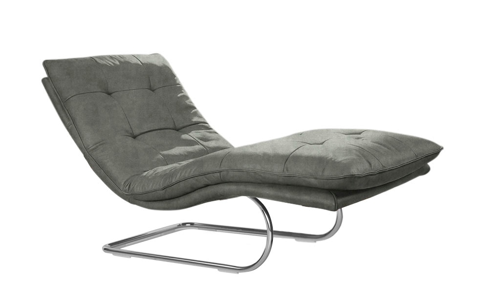 W.SCHILLIG Relaxliege »daily dreams« in Waffelkissen-Optik, wahlweise mit Motor, Freischwingergestell