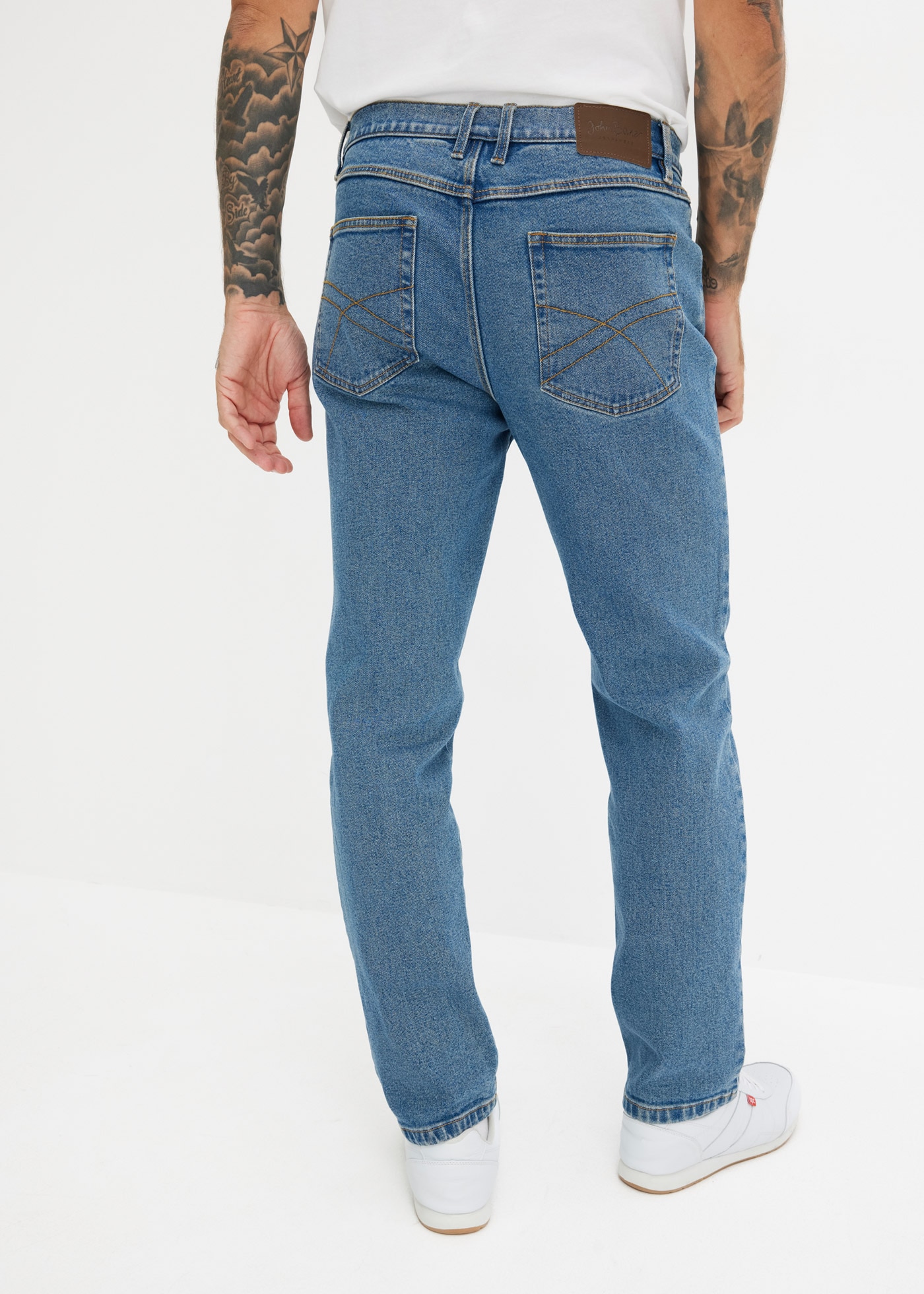 bonprix Gerade Jeans »Classic Fit Stretch-Jeans, Straight« im Five-Pocket-Style