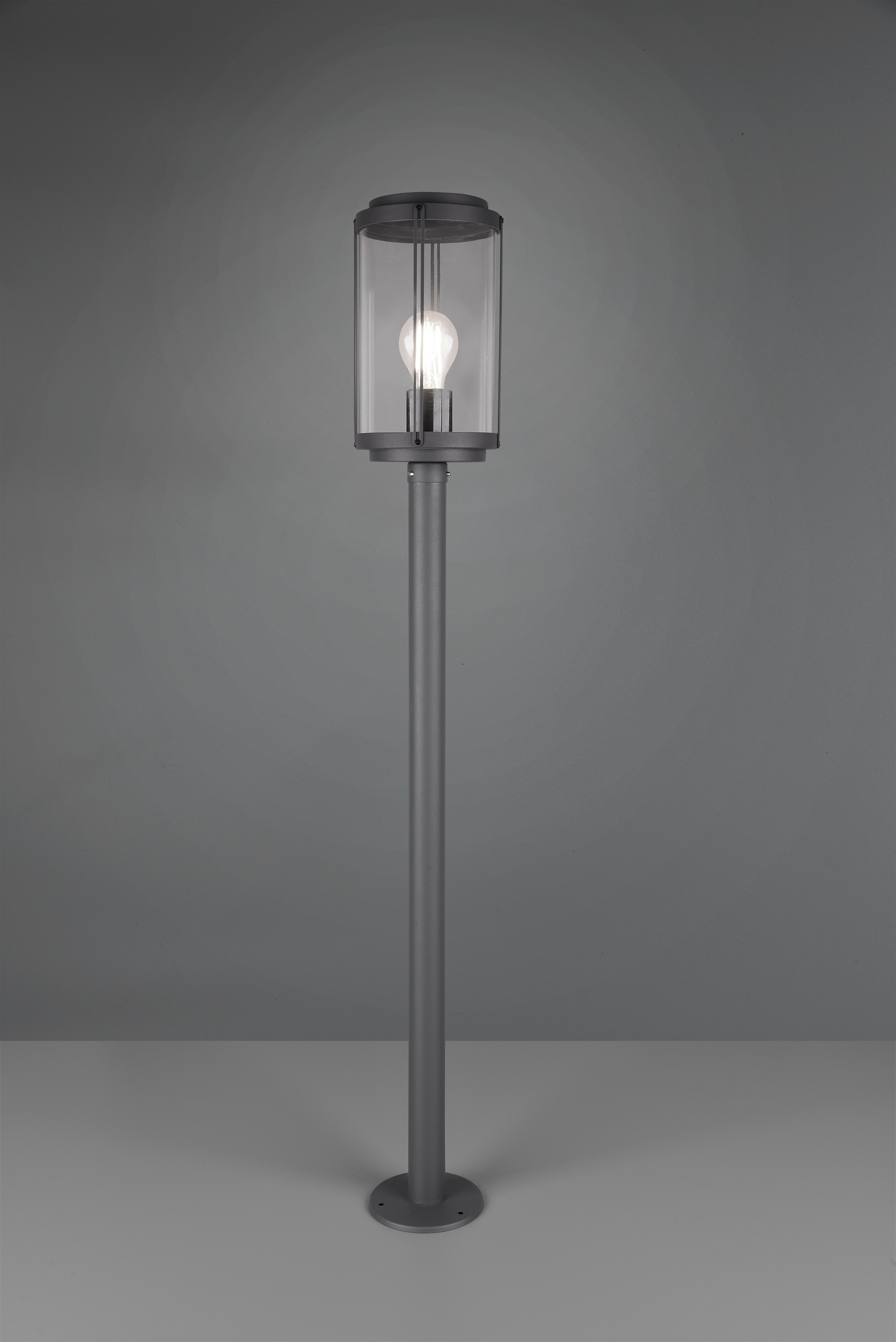 TRIO Leuchten Außen-Stehlampe »Tanaro«, 1 flammig-flammig, edles Glasdesign / Optimale Ausleuchtung für Outdoor-Bereiche / IP44