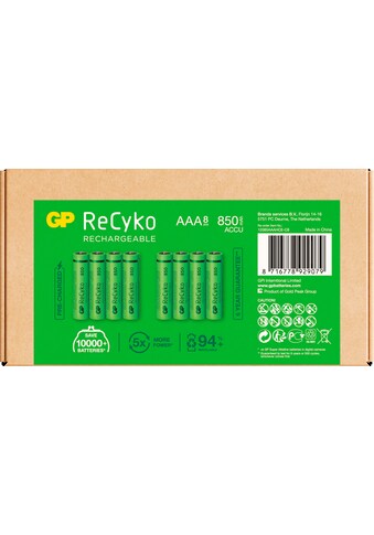 GP Batteries Akku »AAA Akku NiMH 850 mAh ReCyko 1,2V 8 Stück«, Micro, 850 mAh kaufen