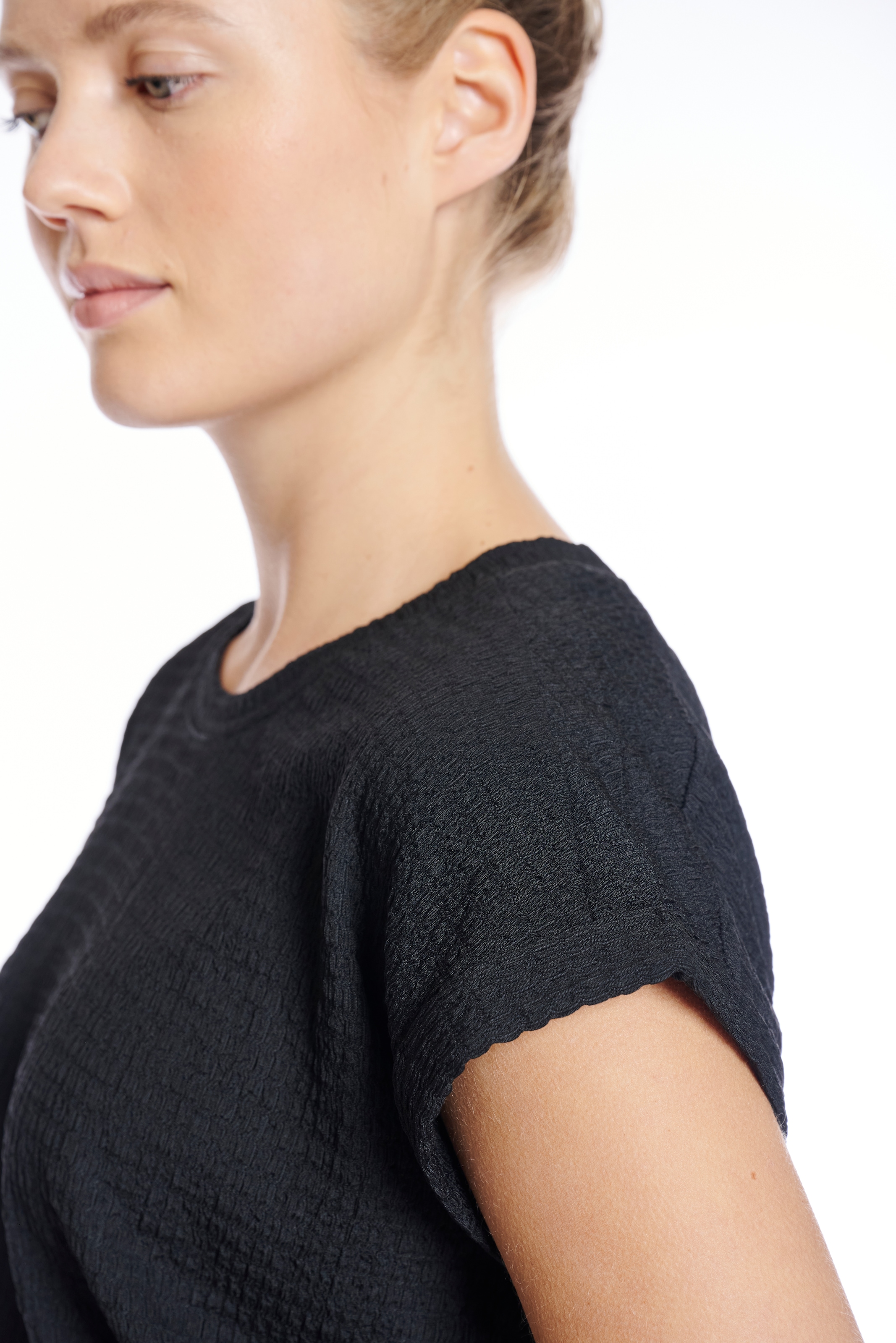 ZABAIONE Kurzarmshirt »Al44legra« Crinkle-Ware