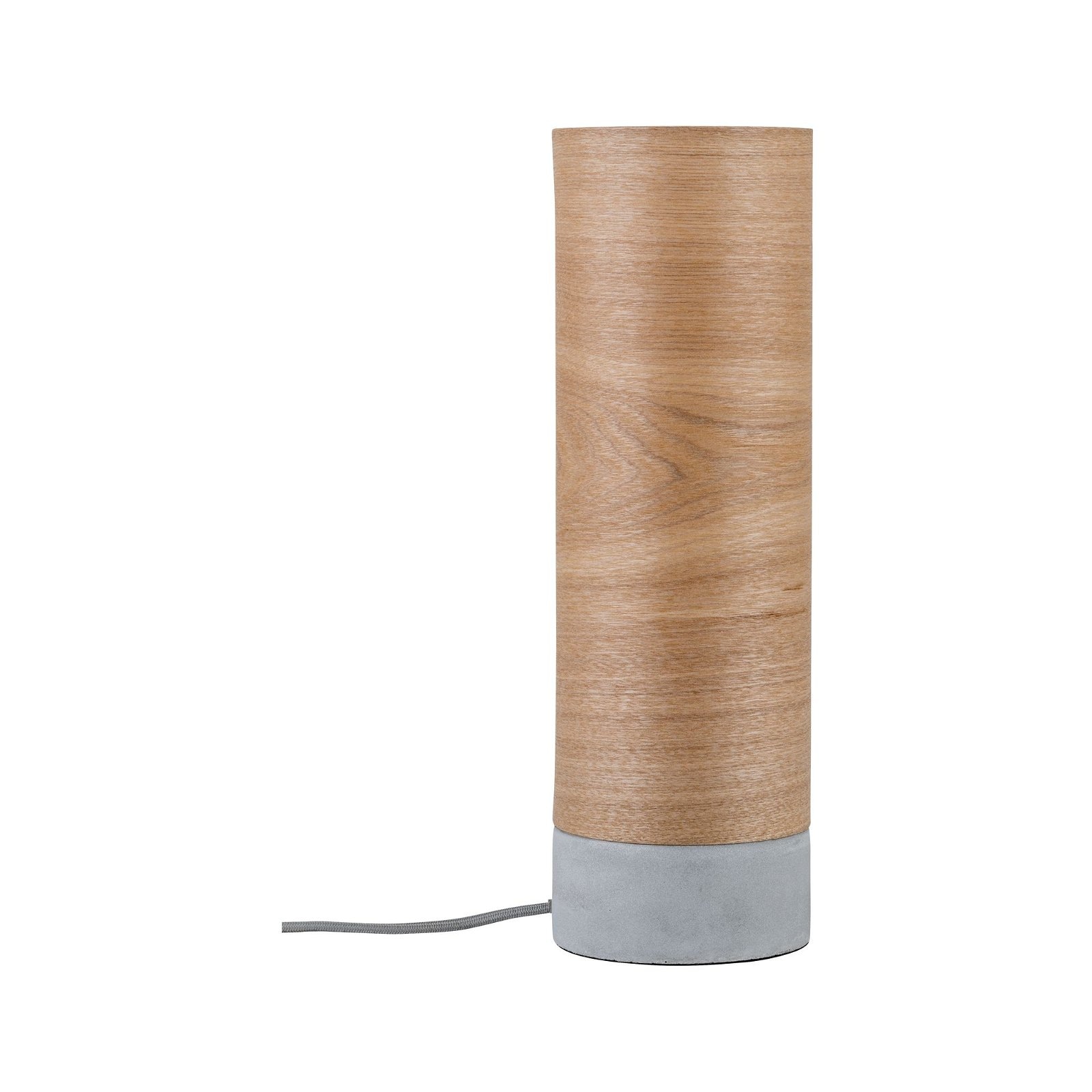 Paulmann Tischleuchte »Neordic Skadi max.1x20W E14 Grau 230V Holz/Beton«, 1 günstig online kaufen