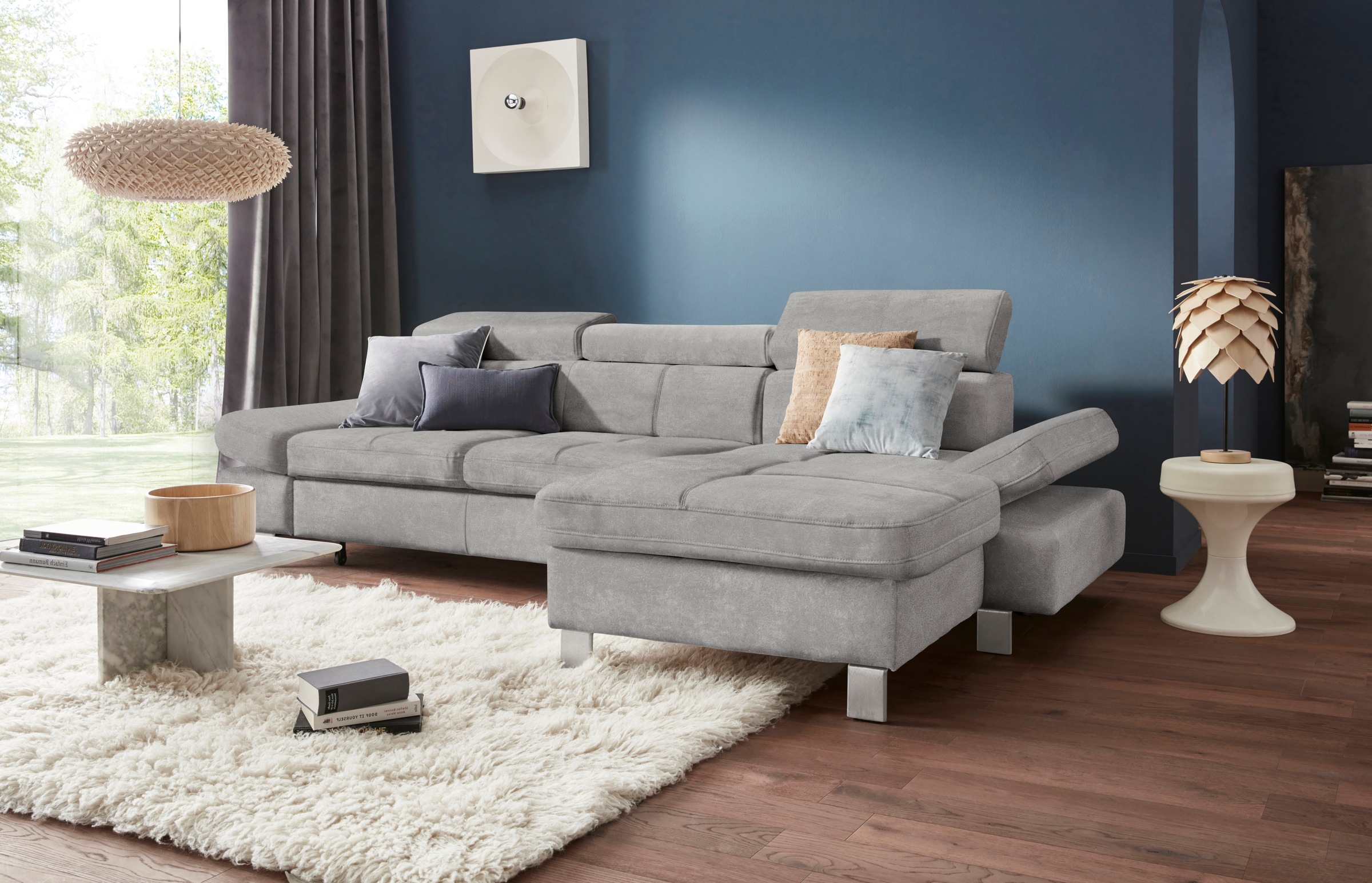 exxpo - sofa fashion Ecksofa »Fiji, hochwertige Detailverarbeitung im Sitz günstig online kaufen