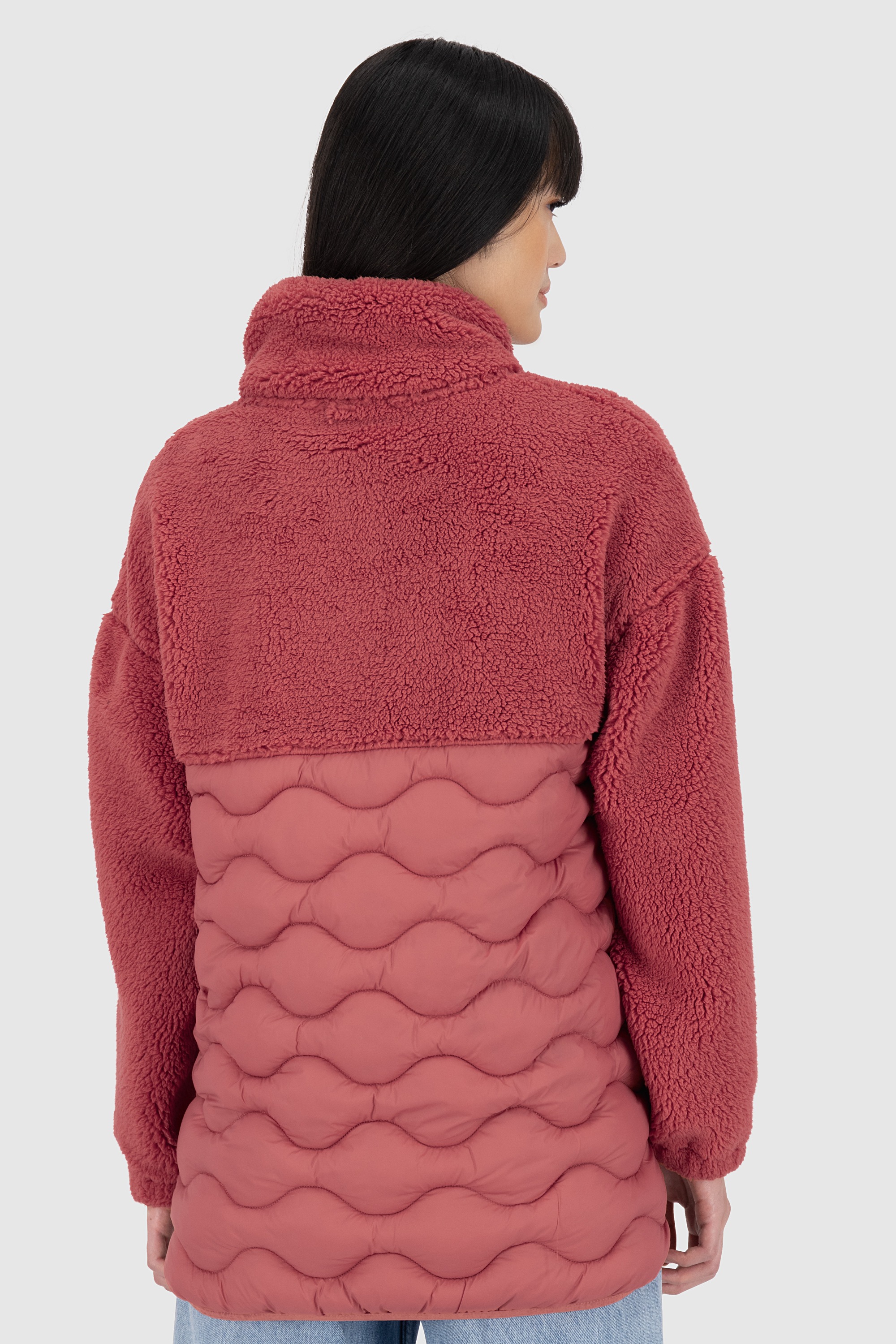 Alife & Kickin Winterjacke »Damen EveAK G«, ohne Kapuze, Stylische Teddy-Plüsch Übergangsjacke in lässiger Passform