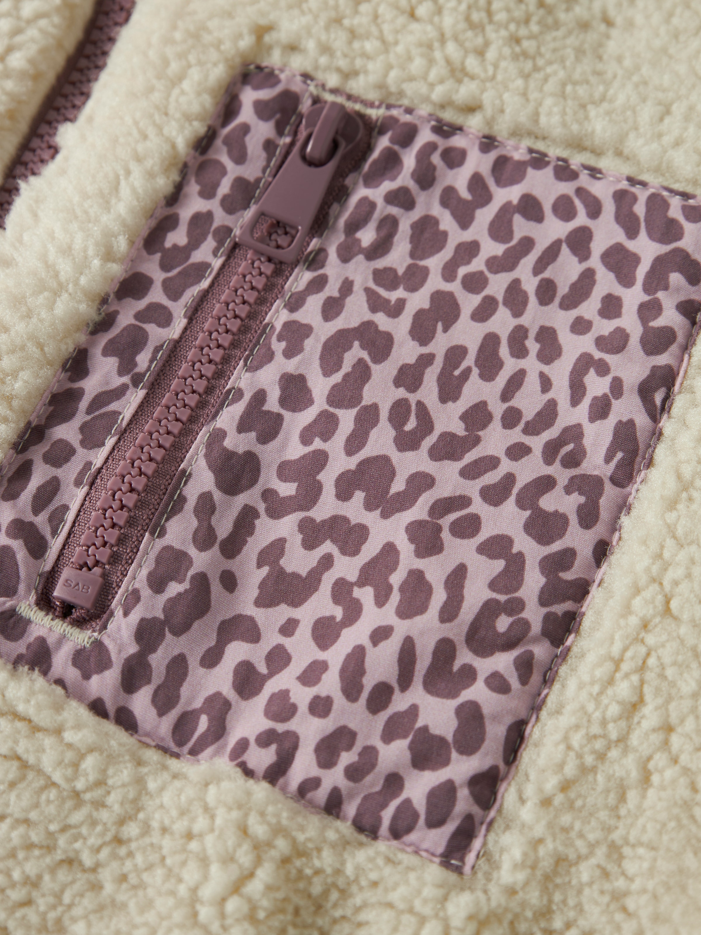 Name It Fleecejacke »NKFMONICA TEDDY JACKET« ohne Kapuze