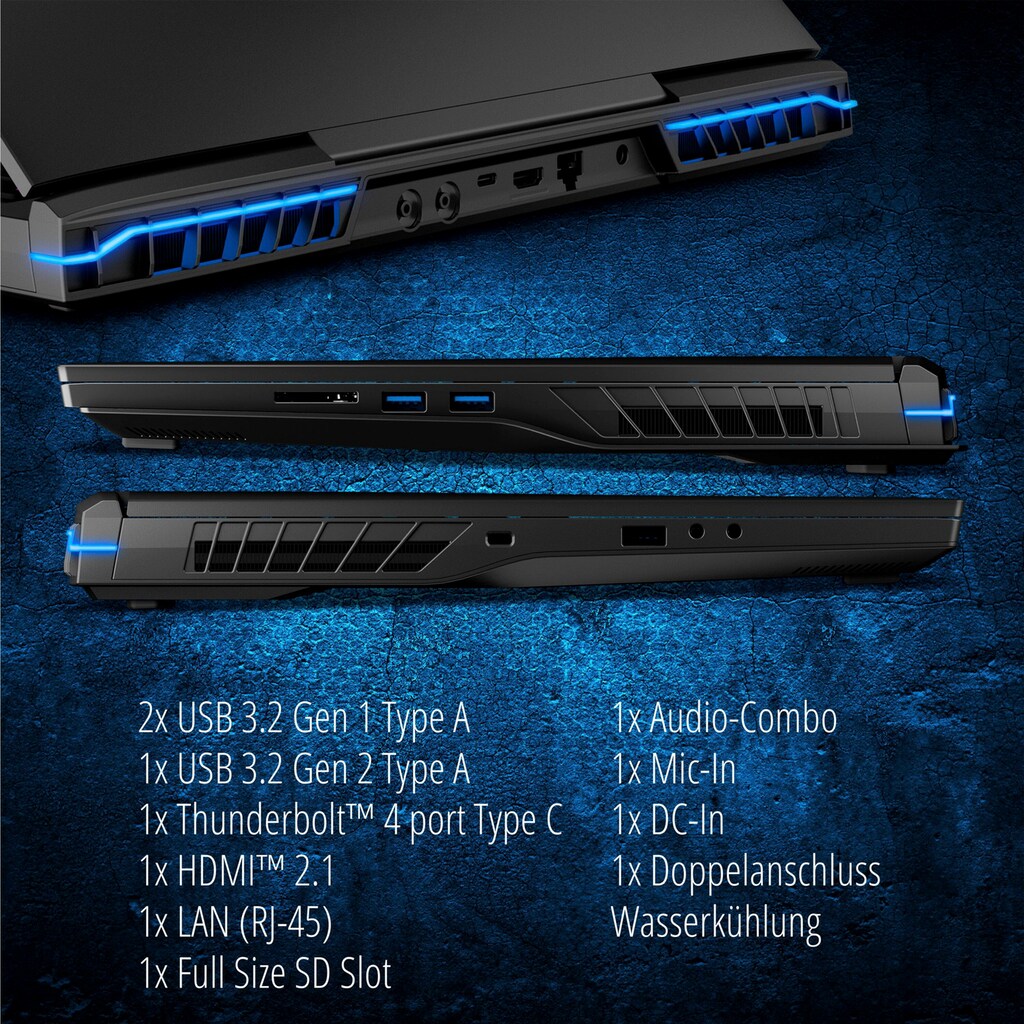 Medion® Gaming-Notebook »Beast X40«, 43,2 cm, / 17 Zoll, Intel, Core i9, 2000 GB SSD