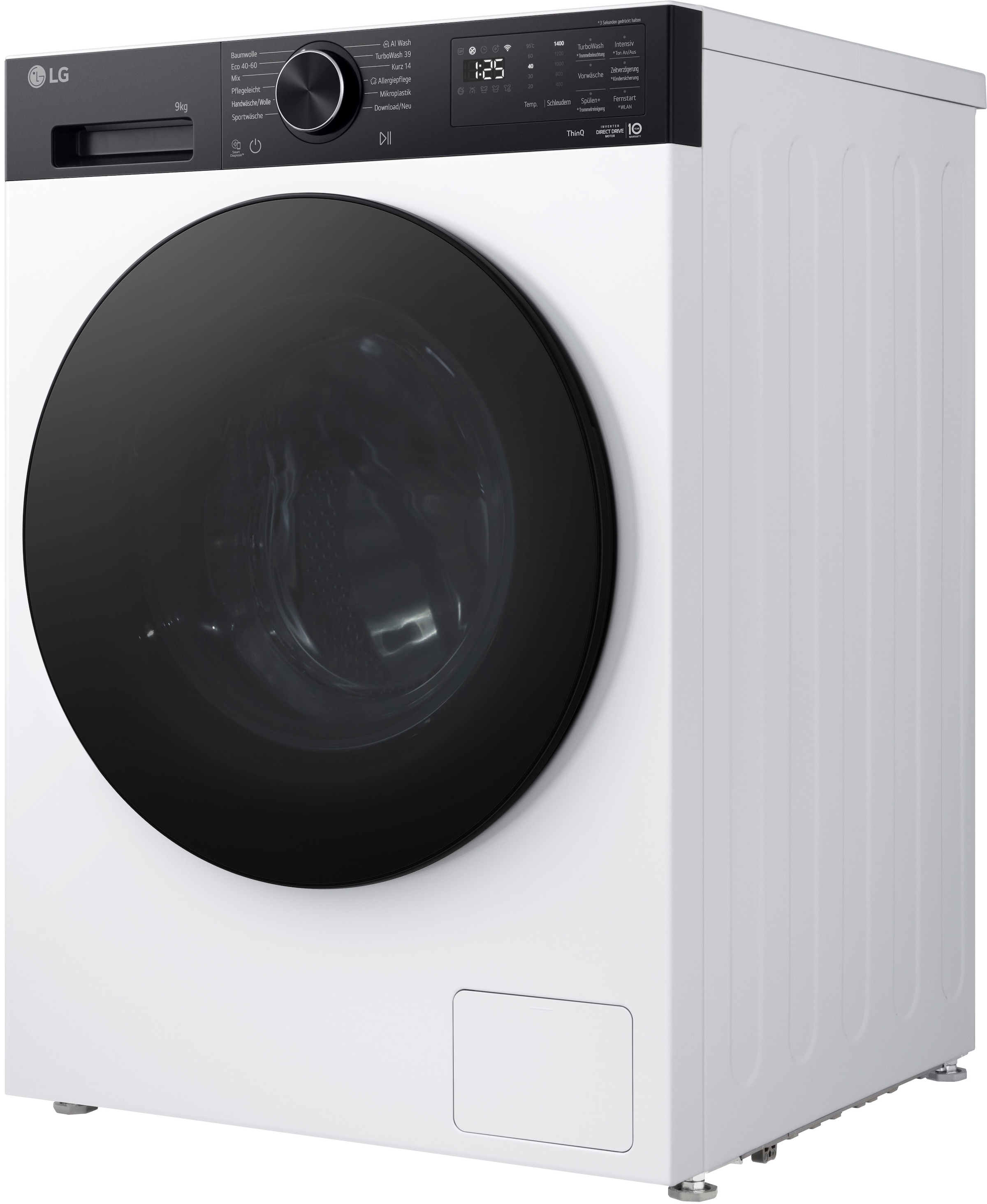 LG Waschmaschine Serie X7 »F4WX709YP« 9 kg 1400 U/min AI Wash, ThinQ App inkl. Programm-Download, 14-Minuten-Kurzprogramm