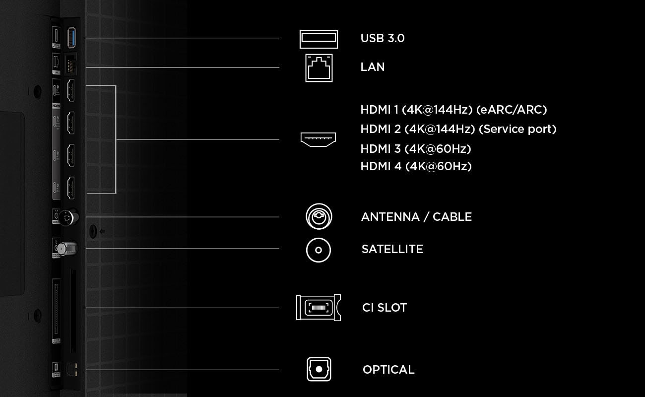 TCL QLED Mini LED-Fernseher »75Q7D ProX1« 189 cm/75 ″