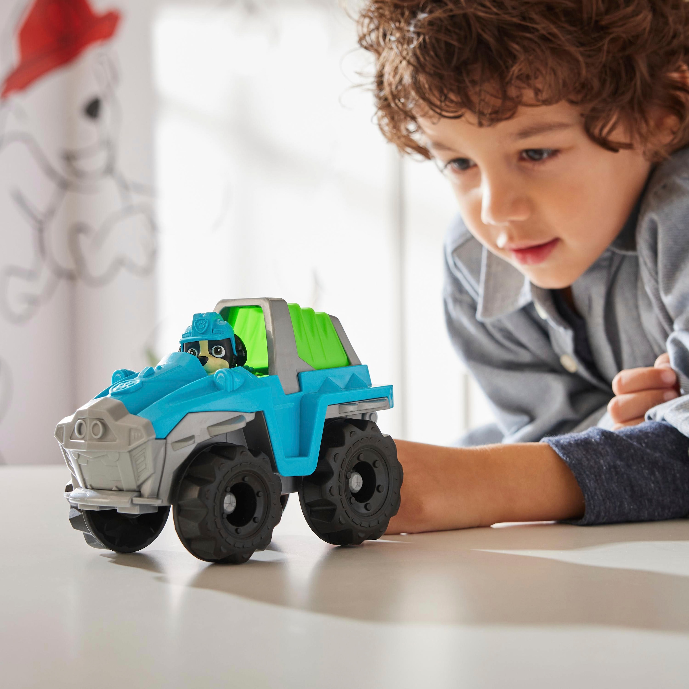 Spin Master Spielzeug-Auto »Paw Patrol - Sust. Basic Vehicle Rex«, zum Teil aus recycelten Material