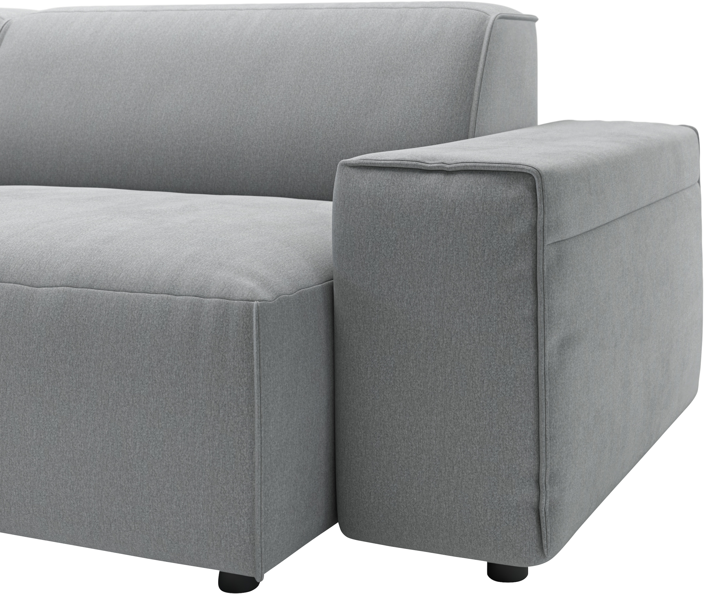andas Ecksofa »Glimminge L-Form auch in Breitcord, Feincord + Easy care-Bezug,«, Breite 264, Zierkissen