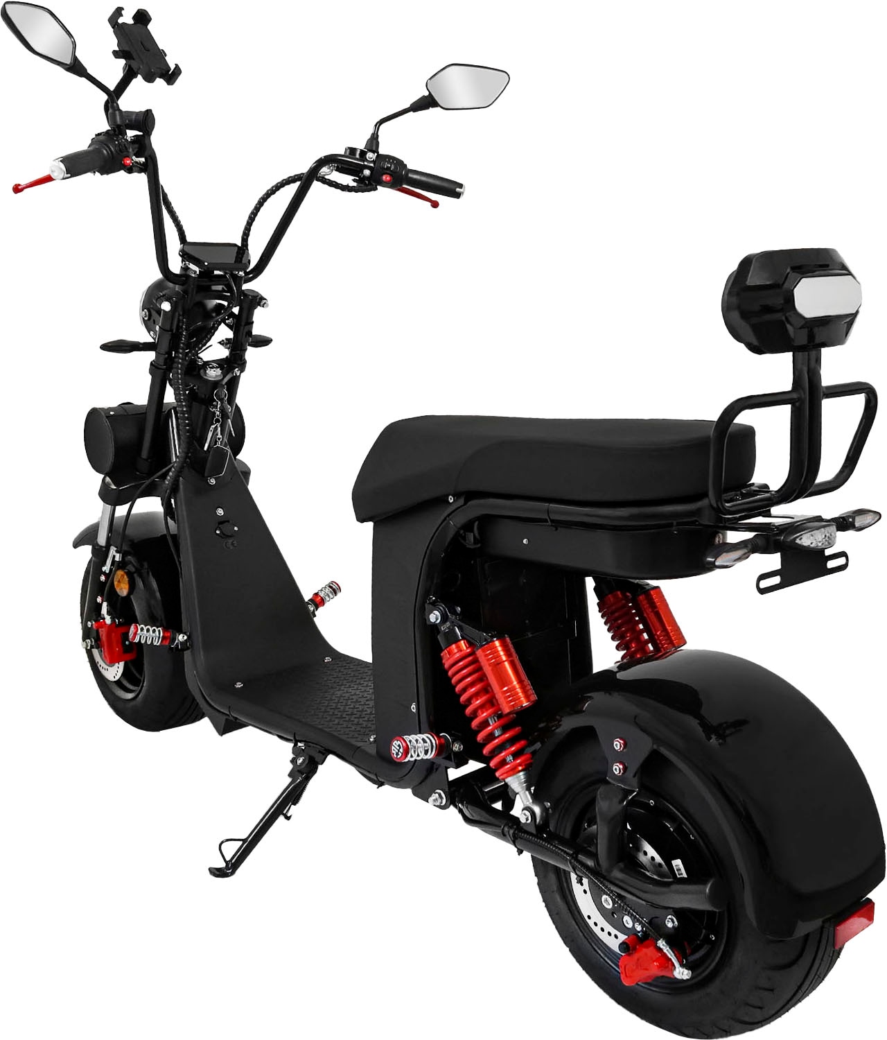 Rolektro E-Motorroller »E-Chopper 45, 2 x 60V-25,6Ah Lithium-Akku, 3000 Watt«, bis zu 108 km Reichweite, mit USB-Anschluss und integr. Alarmanlage