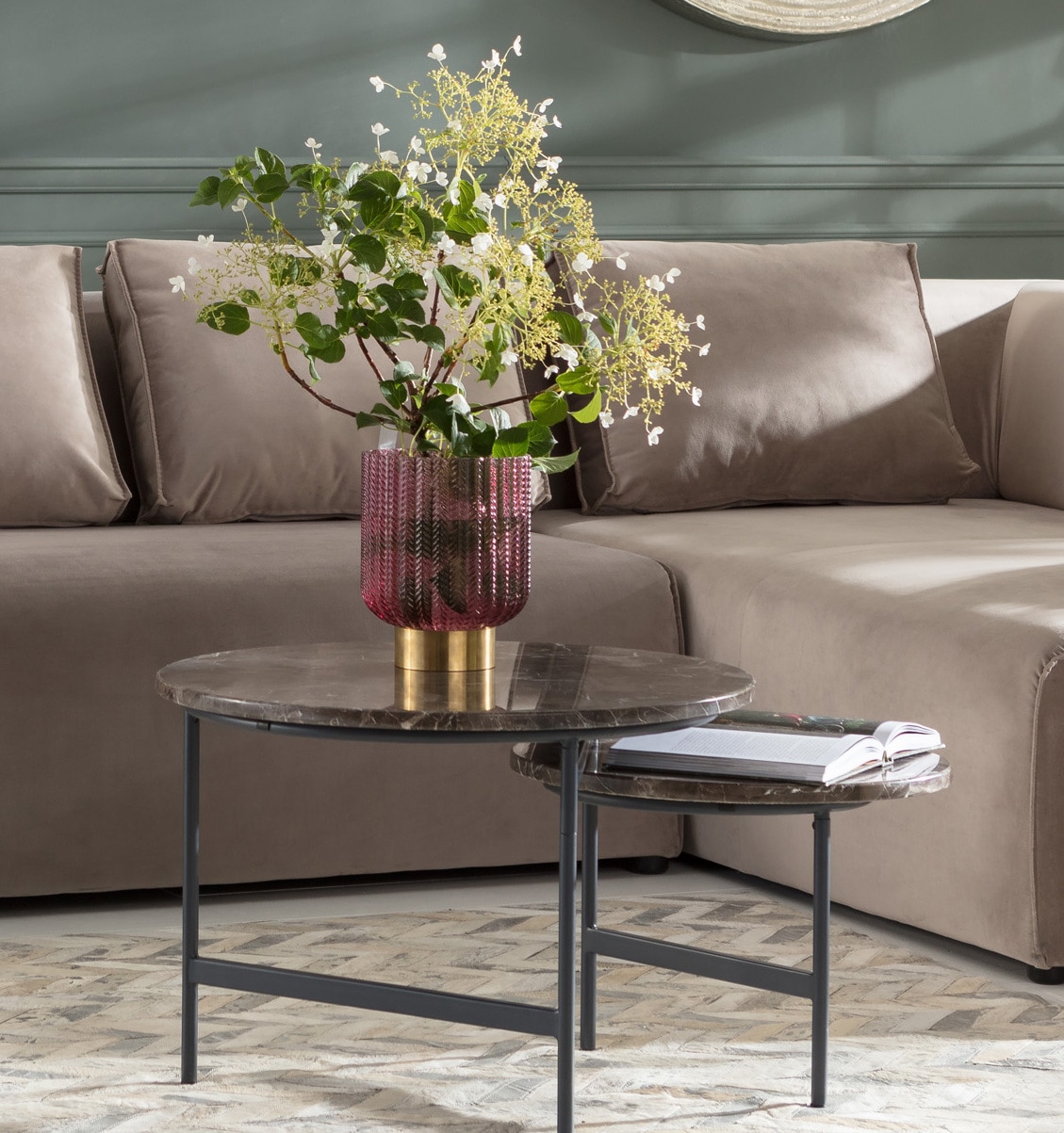 Kare Design Dekovase »Barfly« Berry oder Dark Green