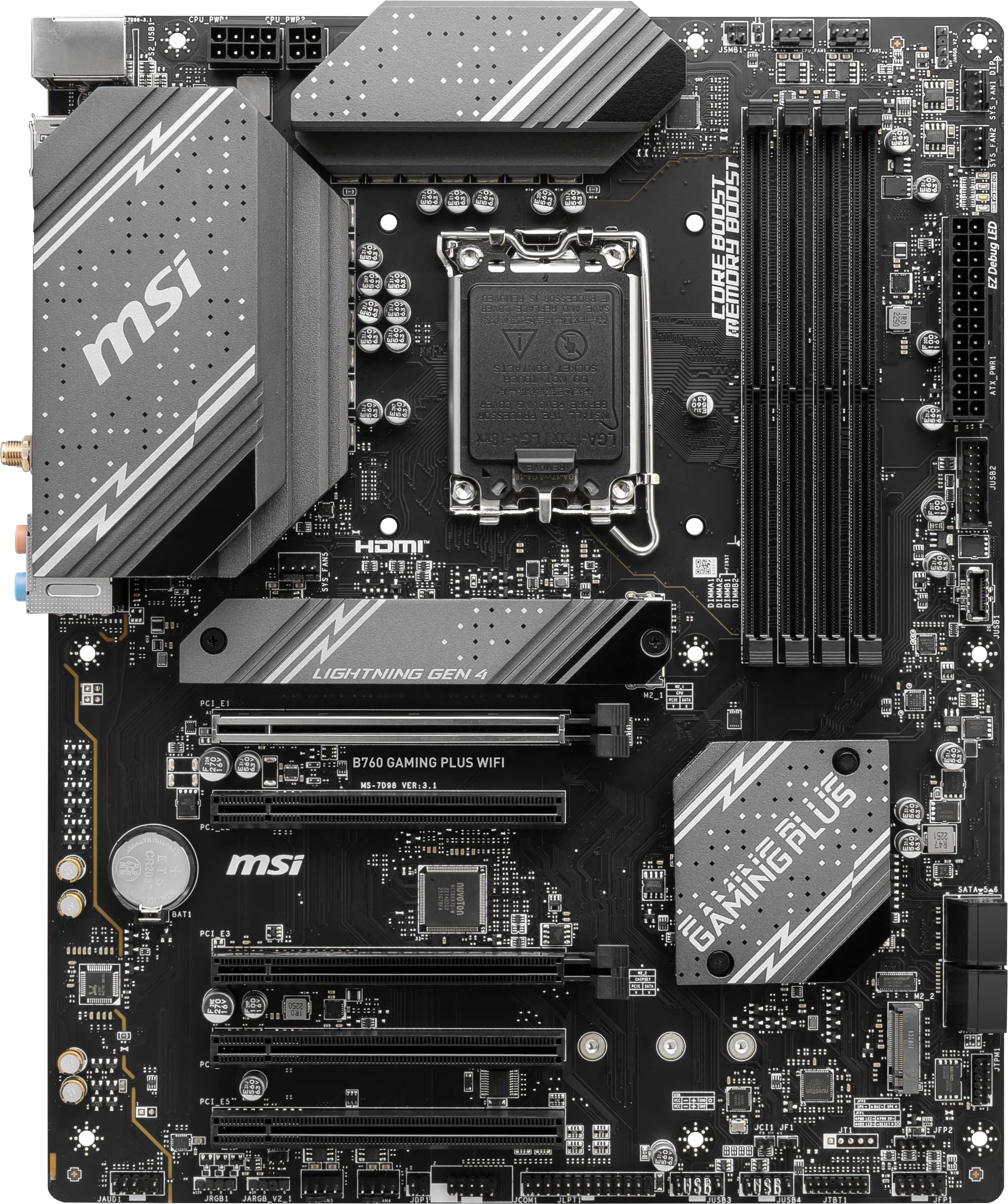 MSI Mainboard »B760 GAMING PLUS WIFI«