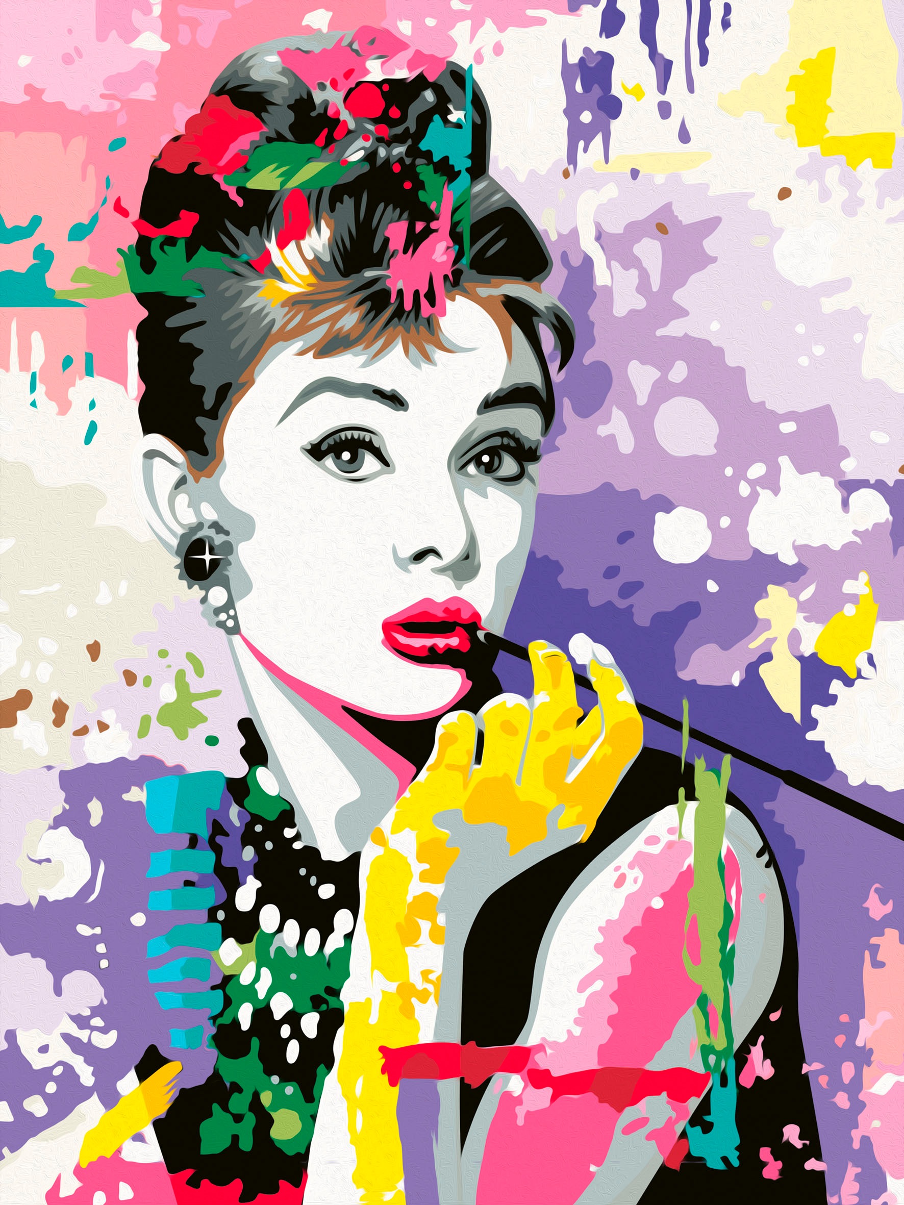 Ravensburger Malen nach Zahlen »CreArt, Audrey Hepburn« für Erwachsene; Made in Europe