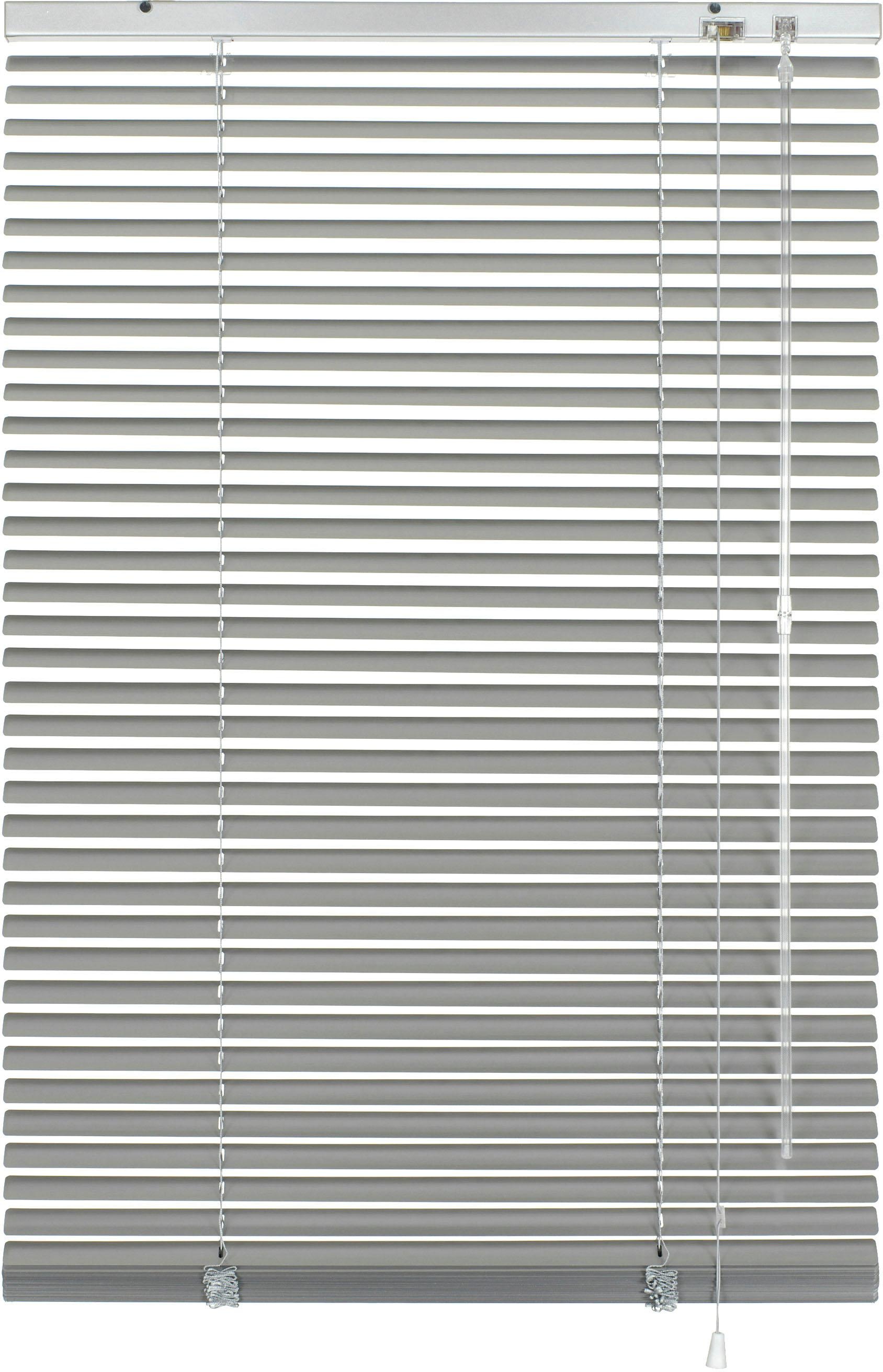 Gardinia Jalousie "Aluminium-Jalousie zum Klemmen" Gr. 1, silber (silberfarben), 130cm, einseitig verschiebbar, 40cm