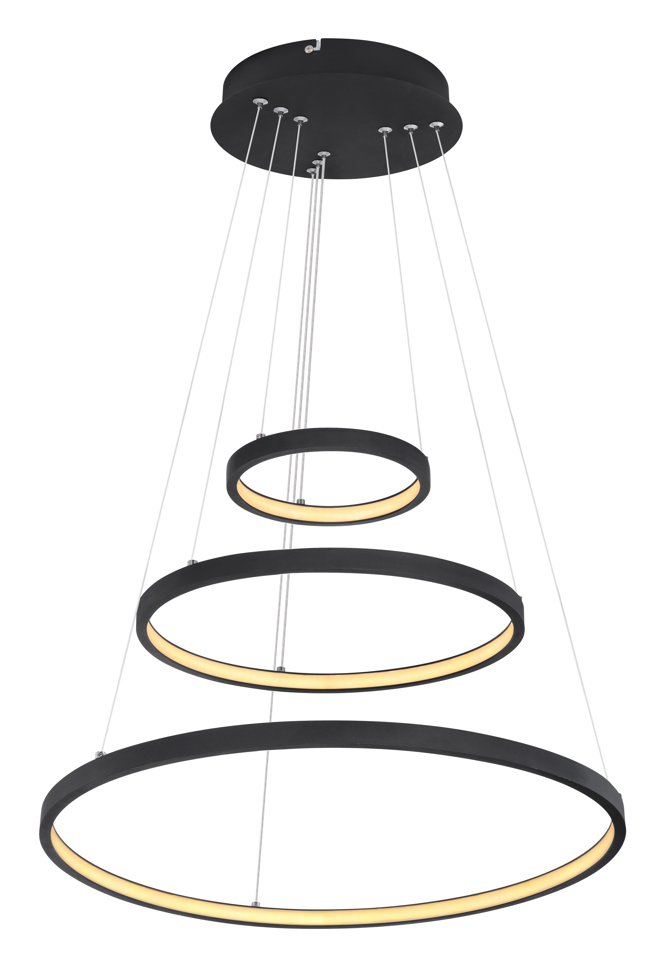 GLOBO LIGHTING LED Pendelleuchte »RALPH«, Leuchtmittel LED-Modul | LED fest integriert, Hängelampe/Hängeleuchte/Wohnzimmer/Esstisch/elegant