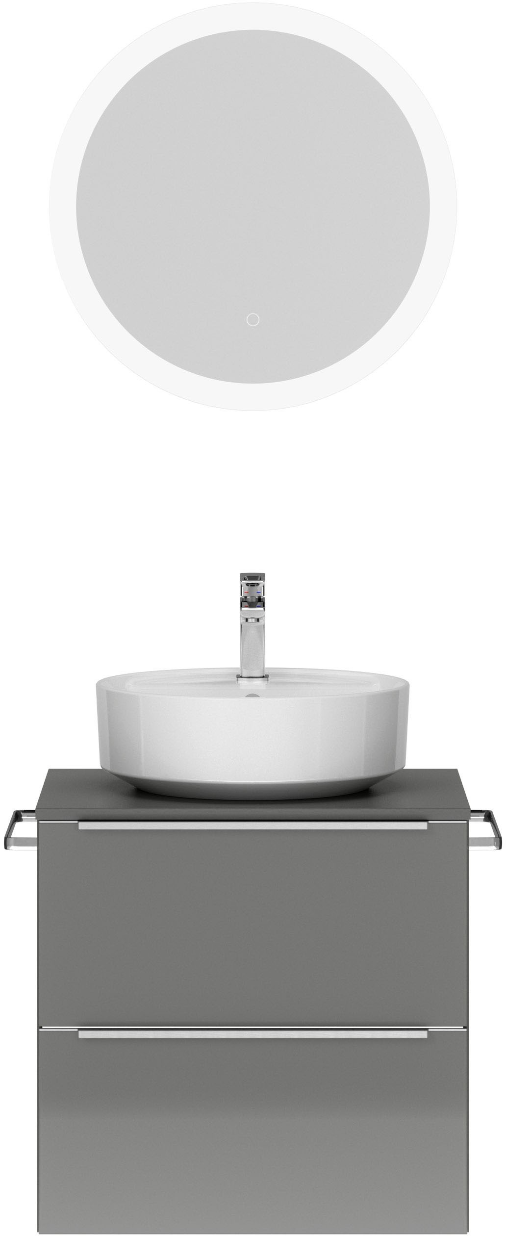 nobilia® Badmöbel-Set »Alvene« vormontiert, mit Soft-Close, 2 Stk. tlg. günstig online kaufen