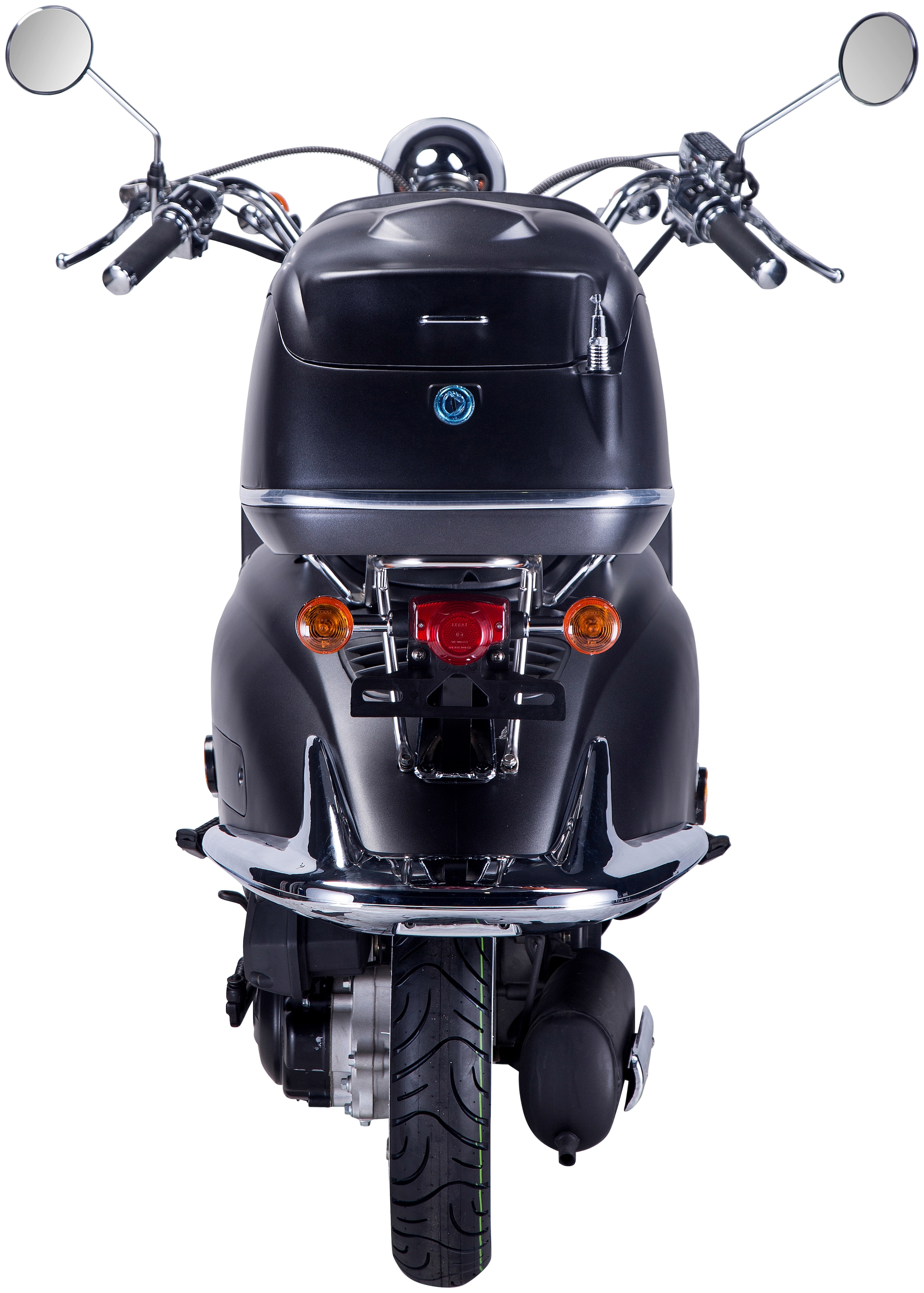 UNION Topcase mit PS, 5, (Set), 8,6 cm³, jetzt 125 km/h, %Sale GT »Strada«, 85 Motorroller im Euro
