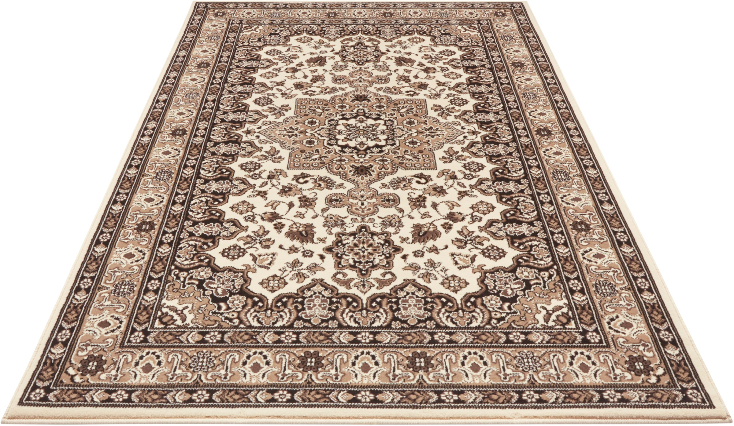 NOURISTAN Teppich »Parun Täbriz«, rechteckig, 9 mm Höhe, Kurzflor, Orient, Läufer, Vintage, Esszimmer, Wohnzimmer, Flur
