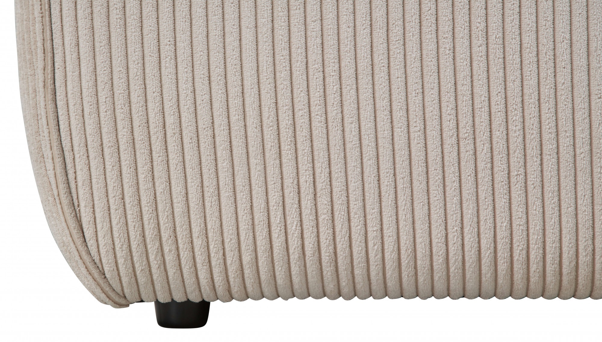 andas Ecksofa »Noord«, mit Kedernaht, Breite 227 cm, Cord, Struktur, Webstoff