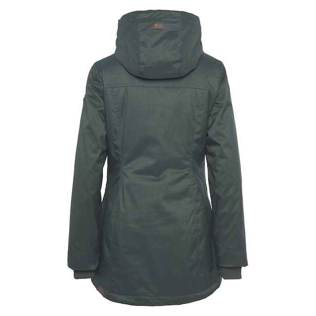 Kapuze, bei Ragwear online mit Teddy-Fell-Innenfutter Parka mit »TUNNED«,