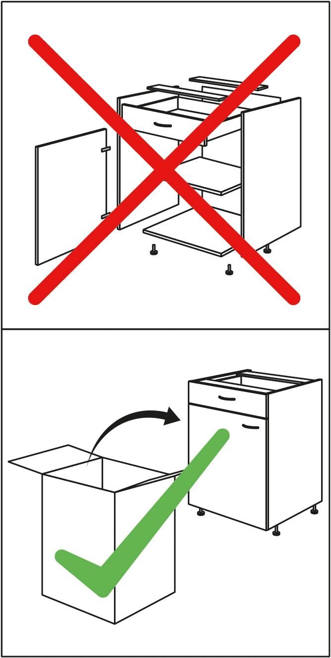 IMPULS KÜCHEN Küchenzeile »"Kopenhagen", Ausrichtung wählbar, Schubkästen mit Soft-Close« Set, 