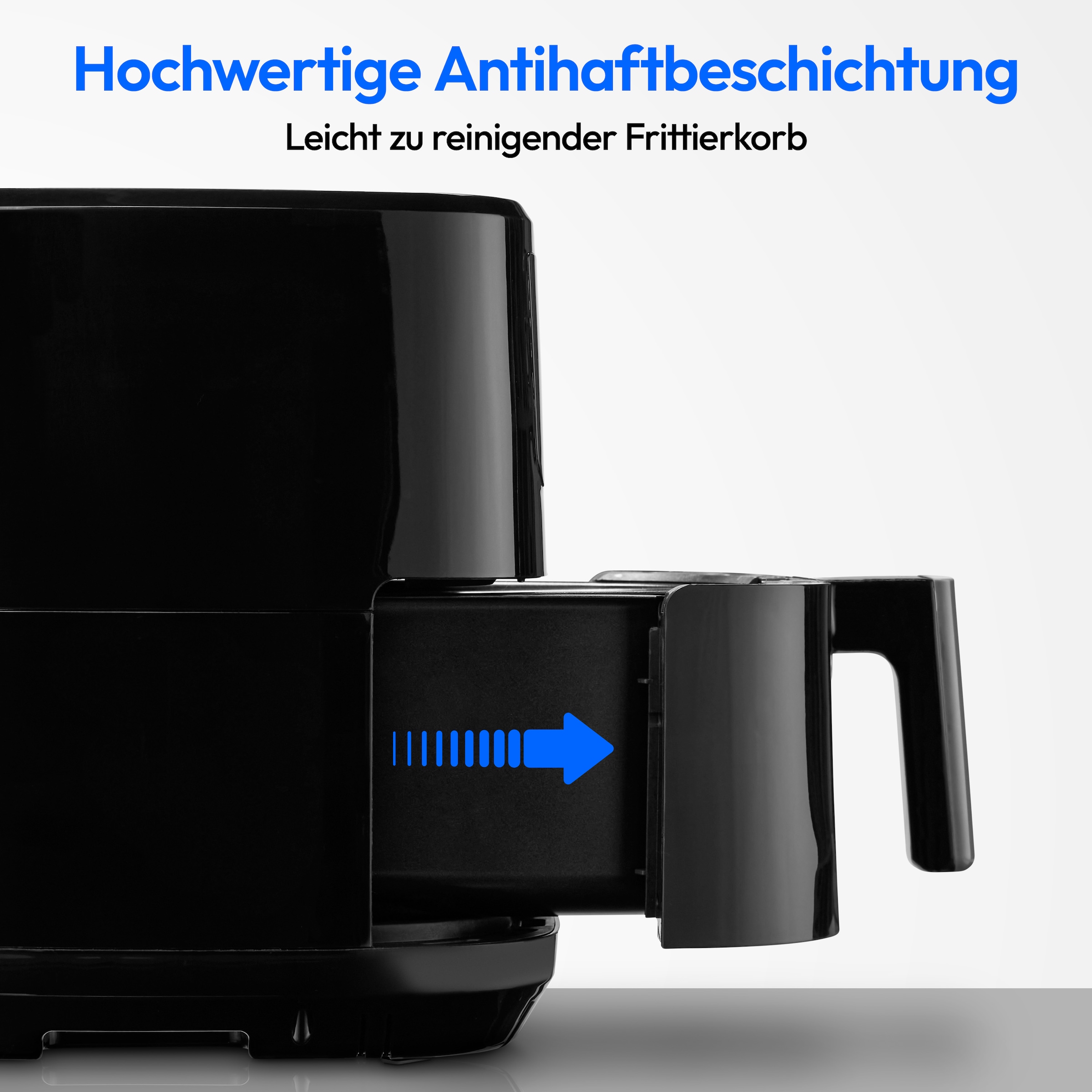 Medion® Heißluftfritteuse »P10 XL (MD 11750), 6,8 L Korbvolumen, 9 Automatikprogramme, Vorheizen«, 2000 W, Fassungsvermögen 6,8 l, Temperatur einstellbar 50 - 200 °C, ILAG Beschichtung, Timer