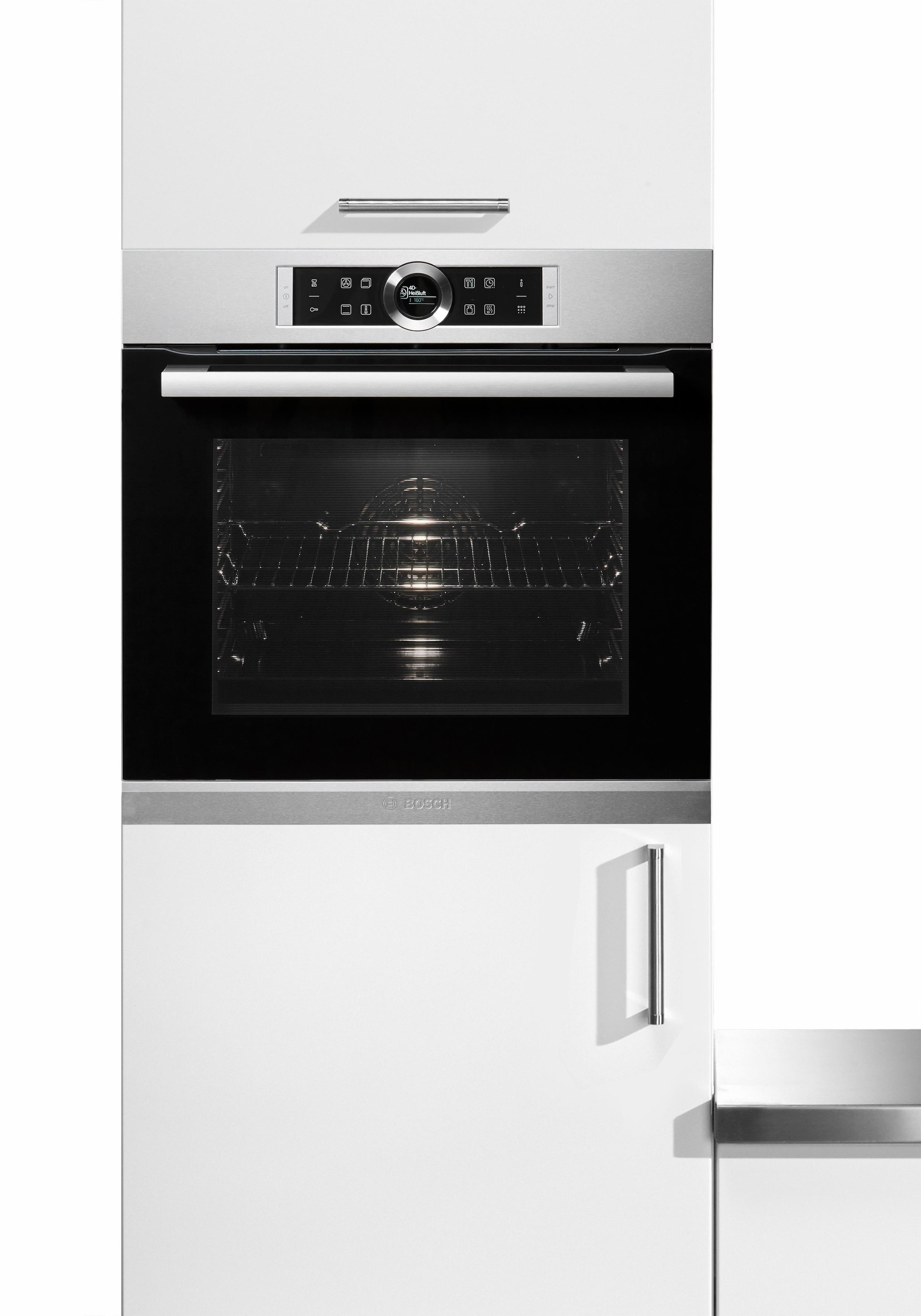 Bild von BOSCH Pyrolyse Backofen »HBG675BS1«, Serie 8, mit Teleskopauszug nachrüstbar, Pyrolyse-Selbstreinigung, mit AutoPilot