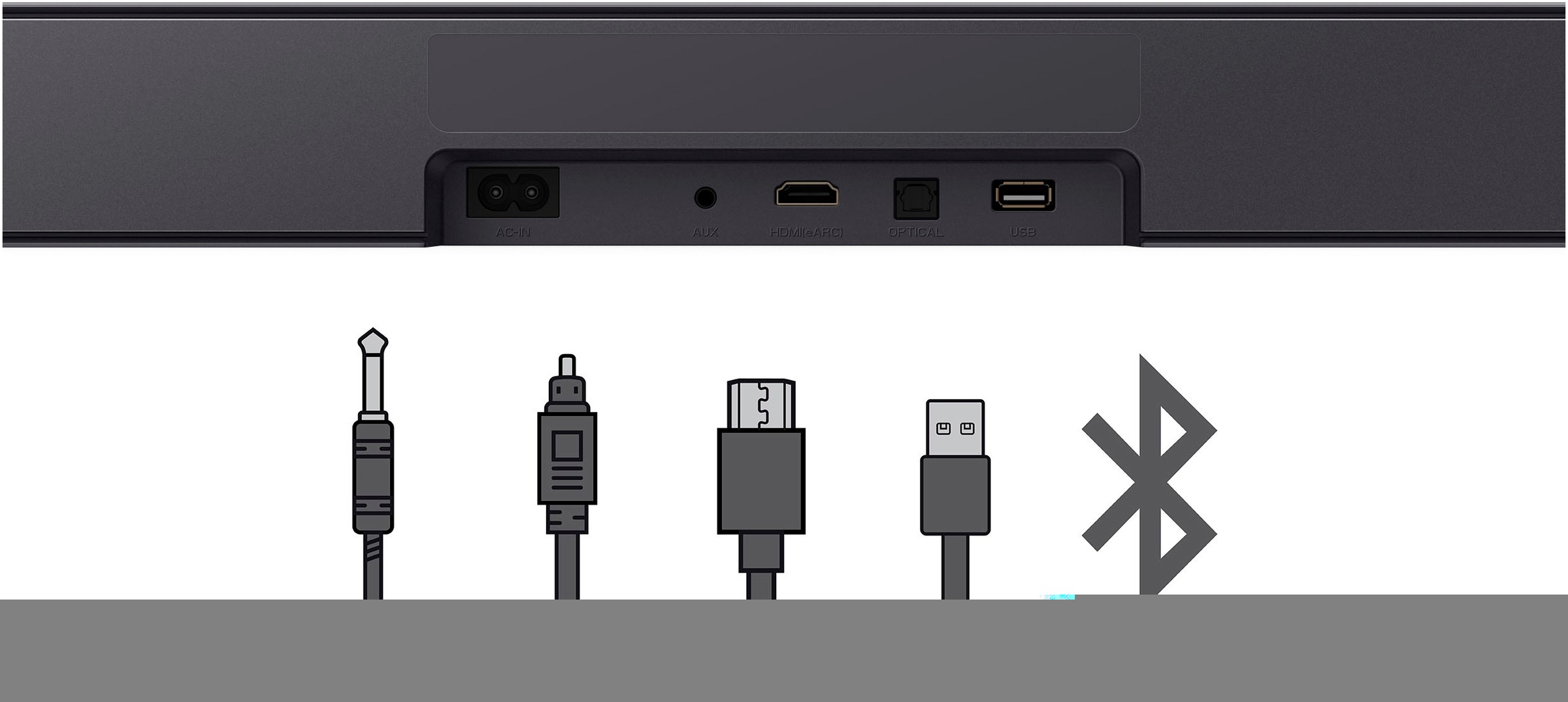 TCL Soundbar »S45H 2.0 Kanal DTS Virtual:X«, Dolby Atmos, Bluetooth 5.2, HDMI, 220 Watt, Wandhalterung, Subwoofer