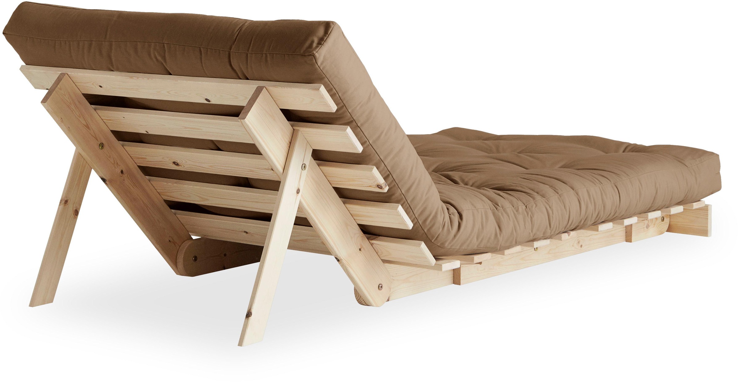 Karup Design Daybett »Roots Schlafsofa, Gästebett, Sofa inkl. Futonmatratze«, Liegefläche 90/140/160 x200 cm, FSC® zertifizierte Kiefer