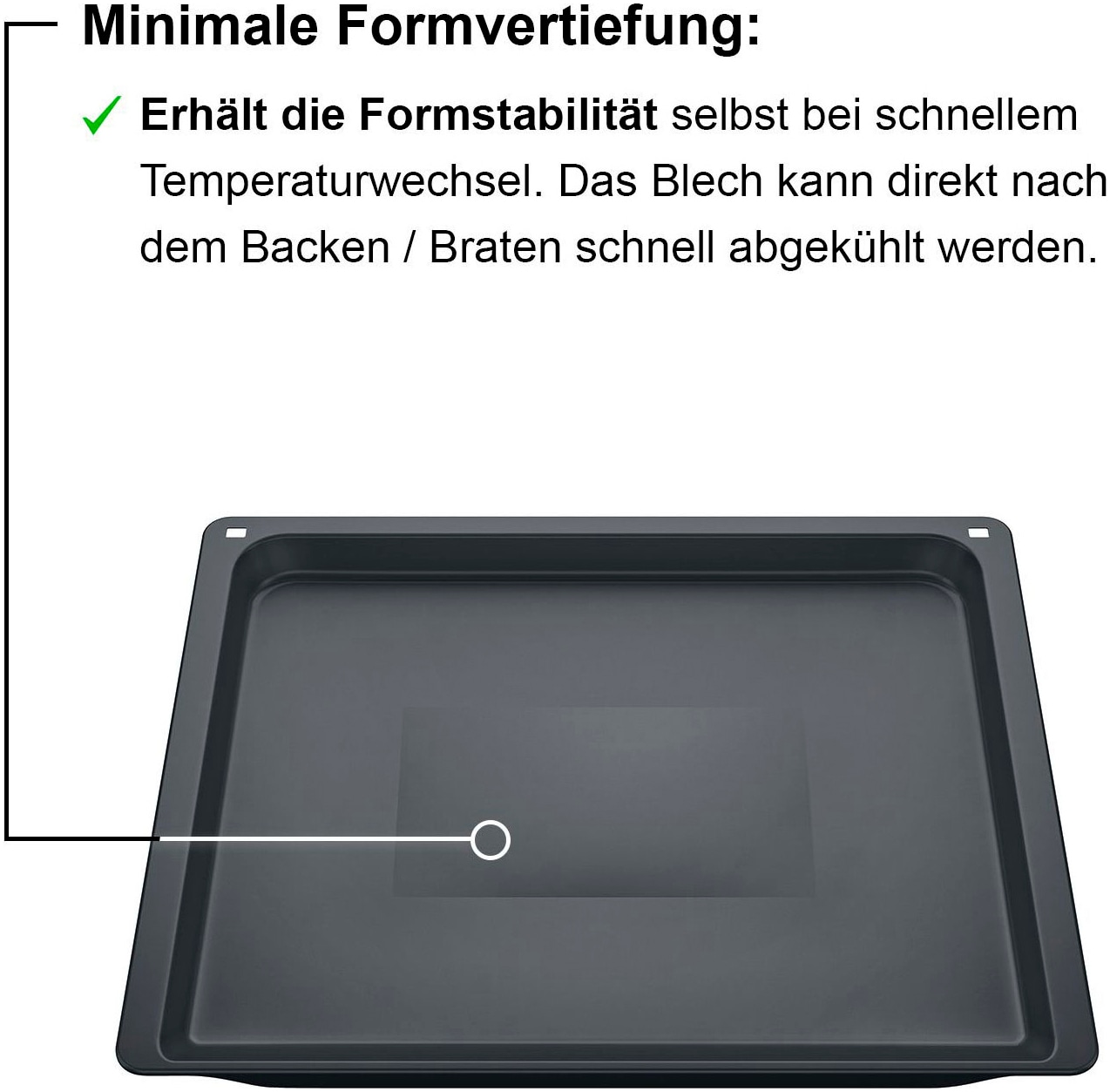 SIEMENS Backblech »HZ631070«, Stahl günstig online kaufen