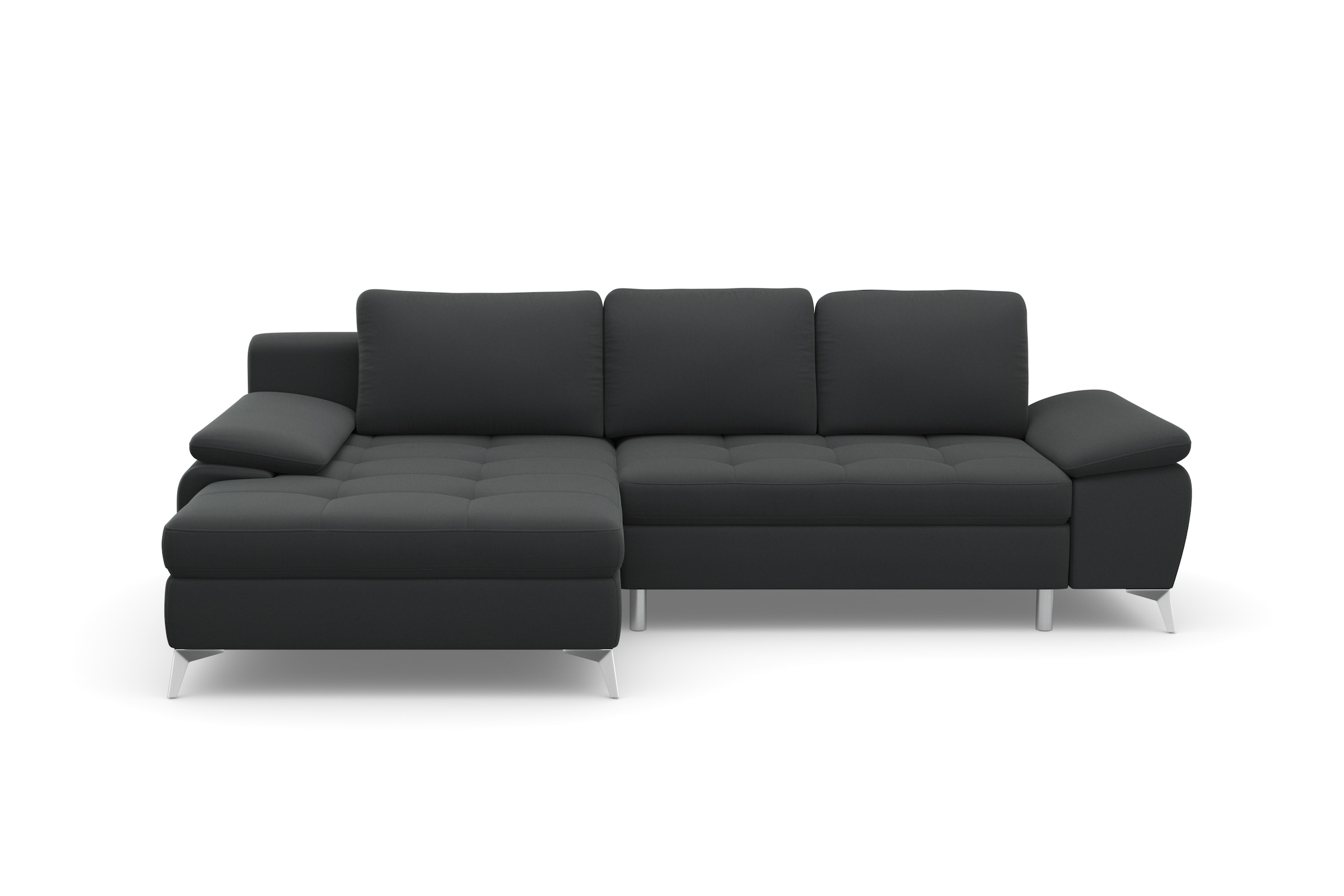 sit&more Ecksofa »Latigo L-Form«, mit Recamiere, wahlweise mit Bettfunktion und Bettkasten