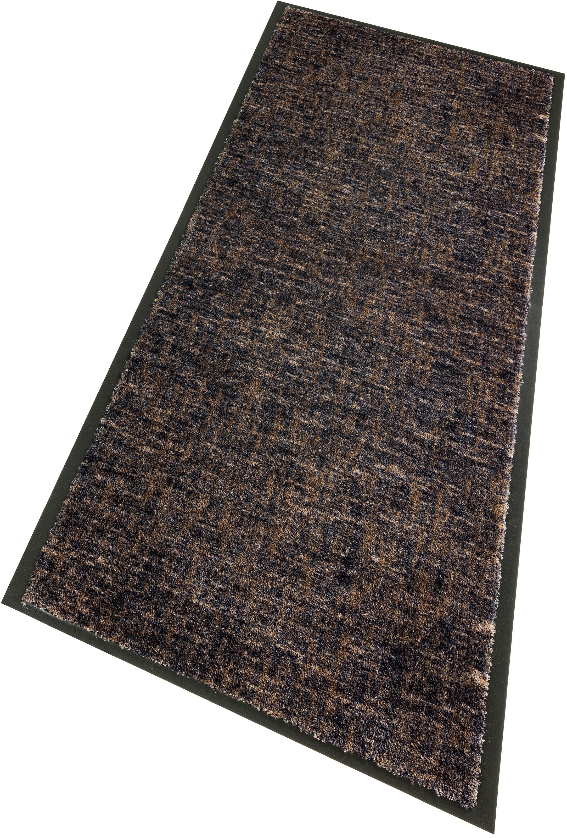 Miami Fußmatte 67x150 cm Gitter anthrazit-taupe günstig online kaufen