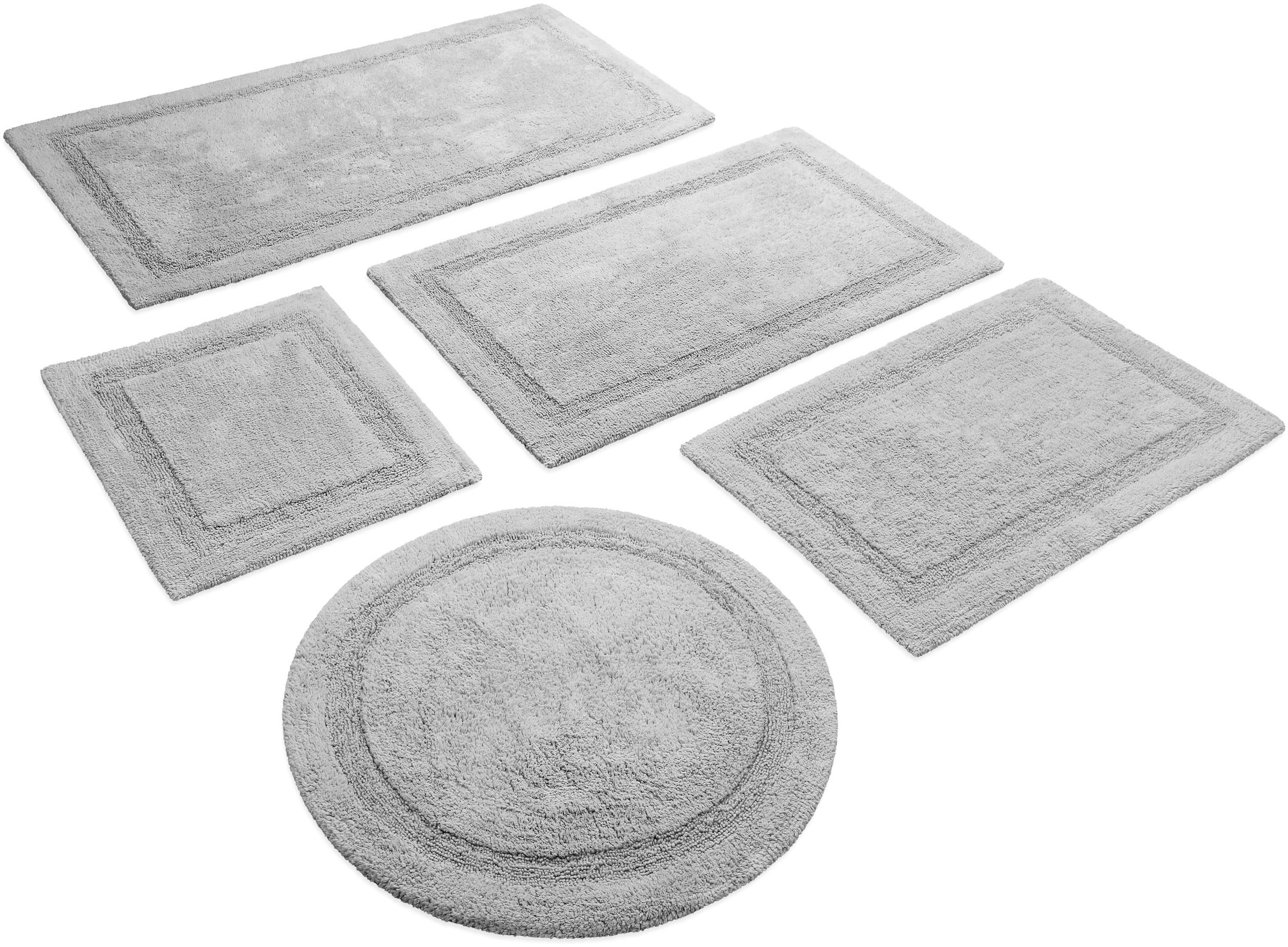 Wecon home Basics Badematte »Knut« Höhe 20 mm waschbar, rutschfest, strapaz günstig online kaufen