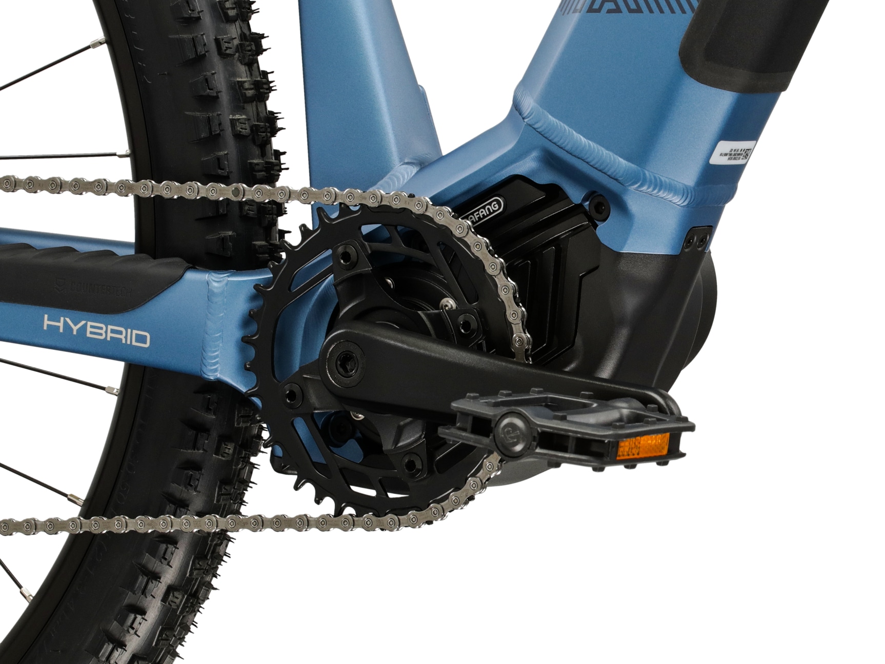 Kross »Damen Influx Hybrid 1.0 20Ah/720Wh 29 Zoll blau 9 Gänge 2026« 9 Gang Shimano CUES U4000 Schaltwerk Kettenschaltung Mittelmotor 250 W