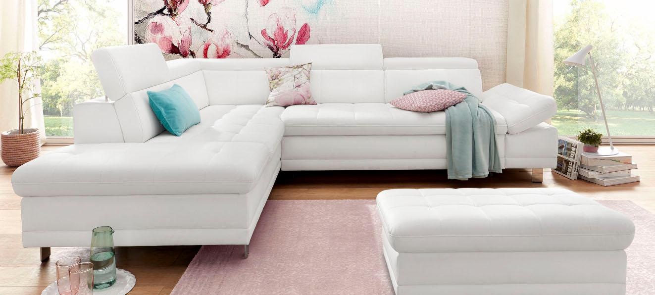 sit&more Ecksofa »Limit L-Form«, wahlweise mit Bettfunktion und Bettkasten günstig online kaufen