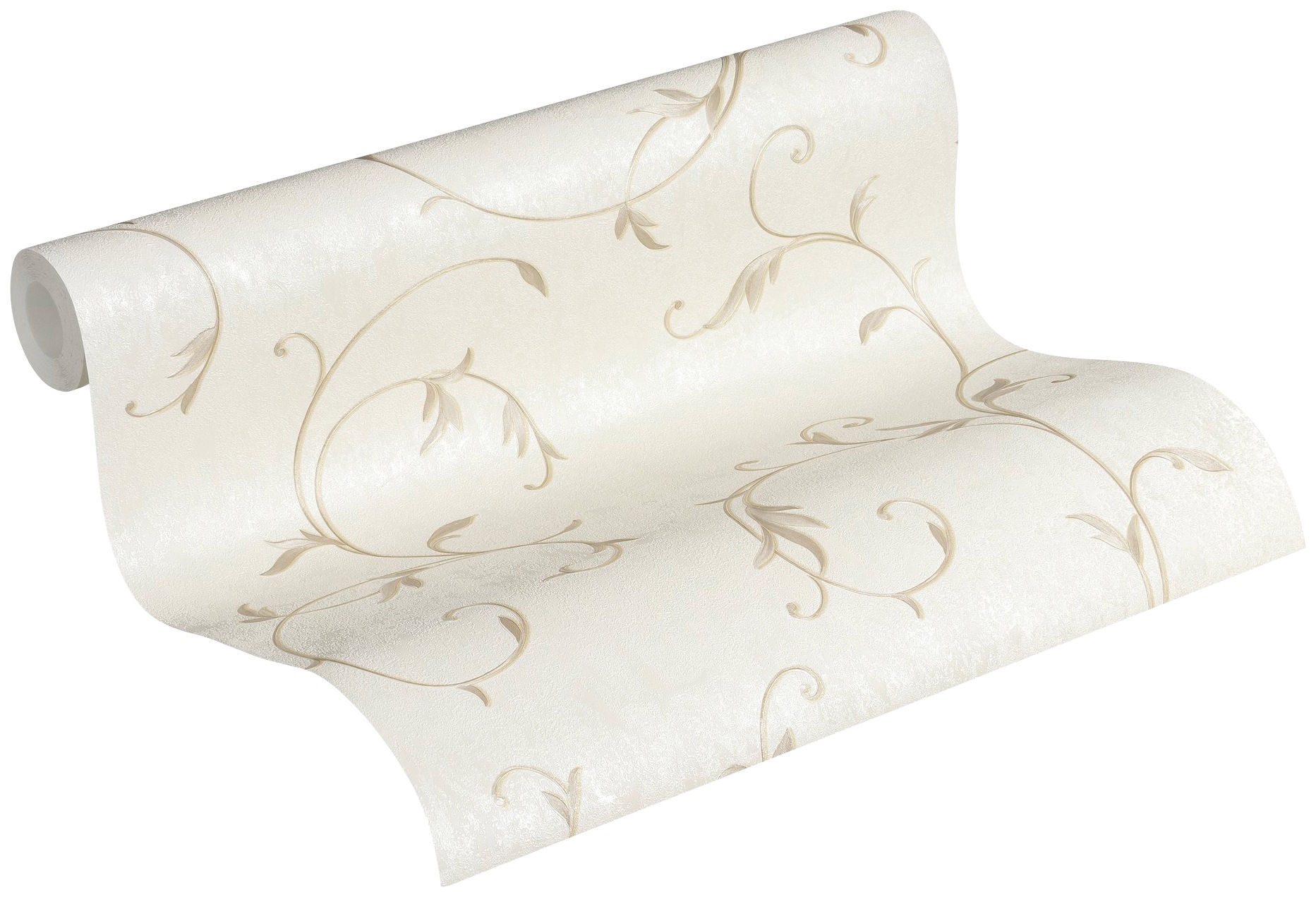 A.S. Création Vliestapete »Romantico romantisch«, floral-botanisch-Wald, Ornament Tapete Barock Bronze Tapeten Wohnzimmer modern Design Optik