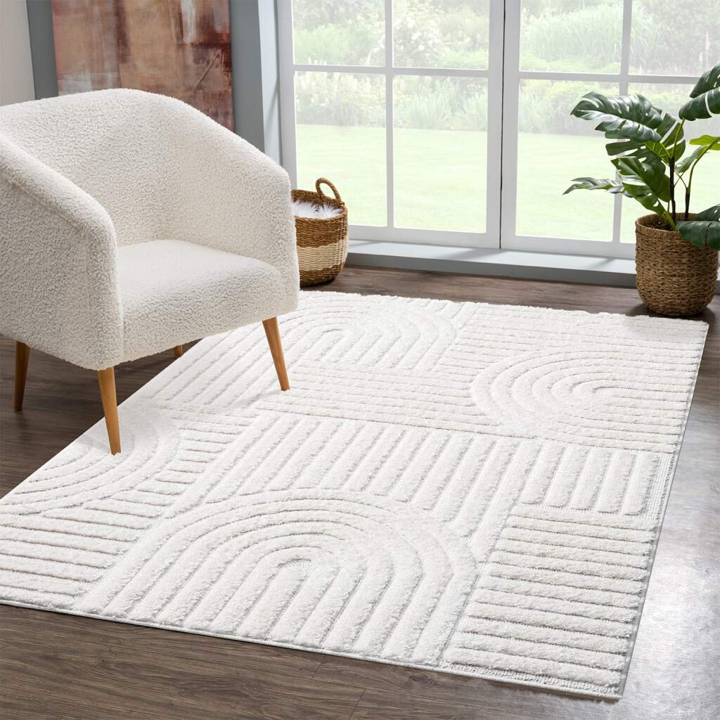 Carpet City Hochflor-Teppich »FOCUS765« rechteckig 20 Höhe Boho-Teppich, Ho günstig online kaufen