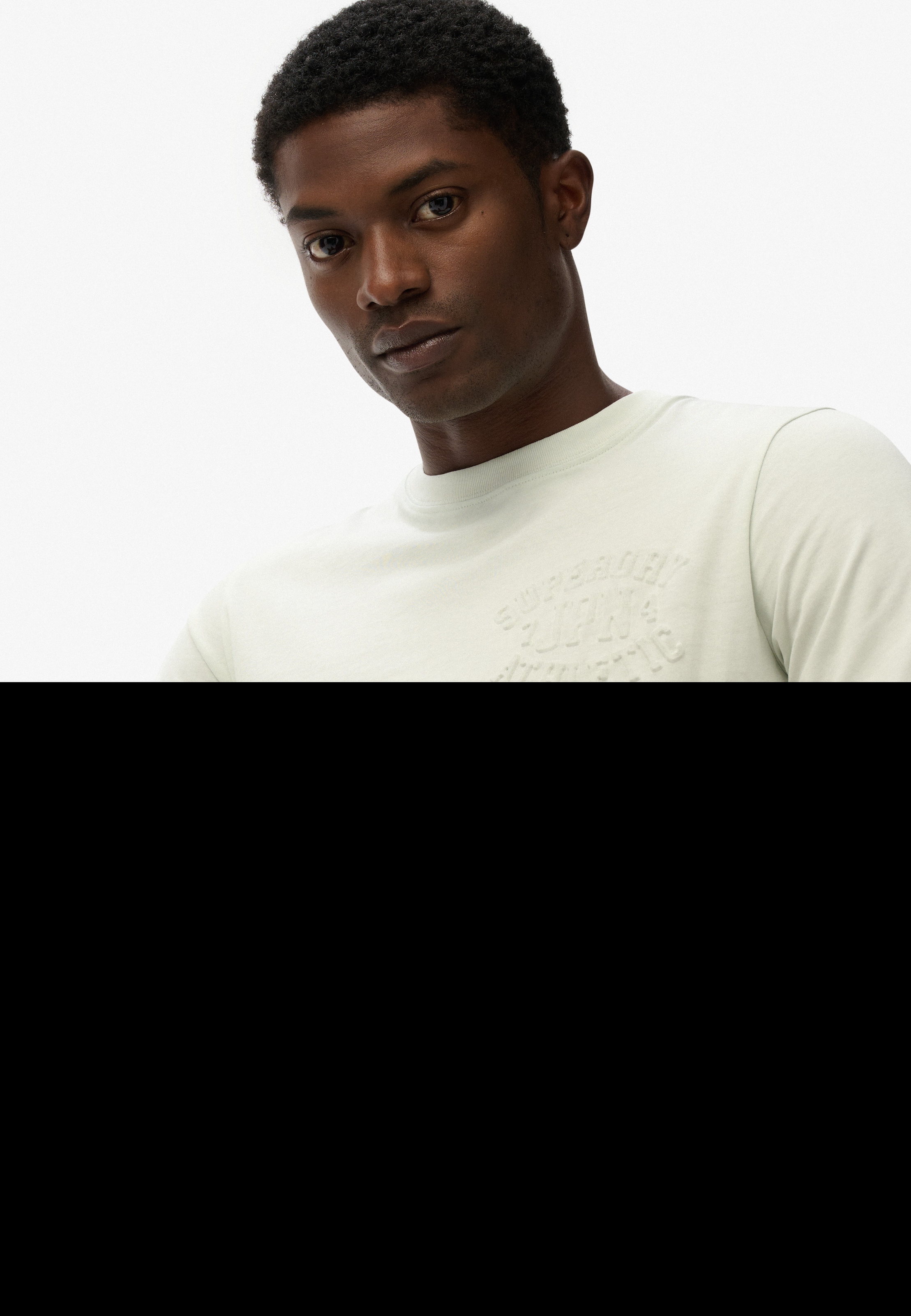 Superdry Rundhalsshirt »ATHLETIC EMBOSS RELAXED TEE«
