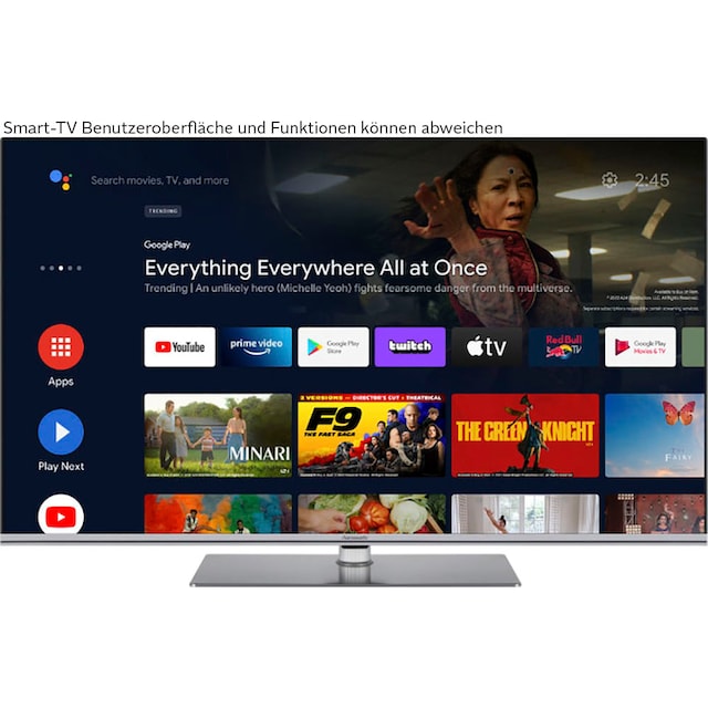 »43Q850UDS«, bestellen Android Zoll, HD, 4K cm/43 QLED-Fernseher Hanseatic TV-Smart-TV 108 Ultra online