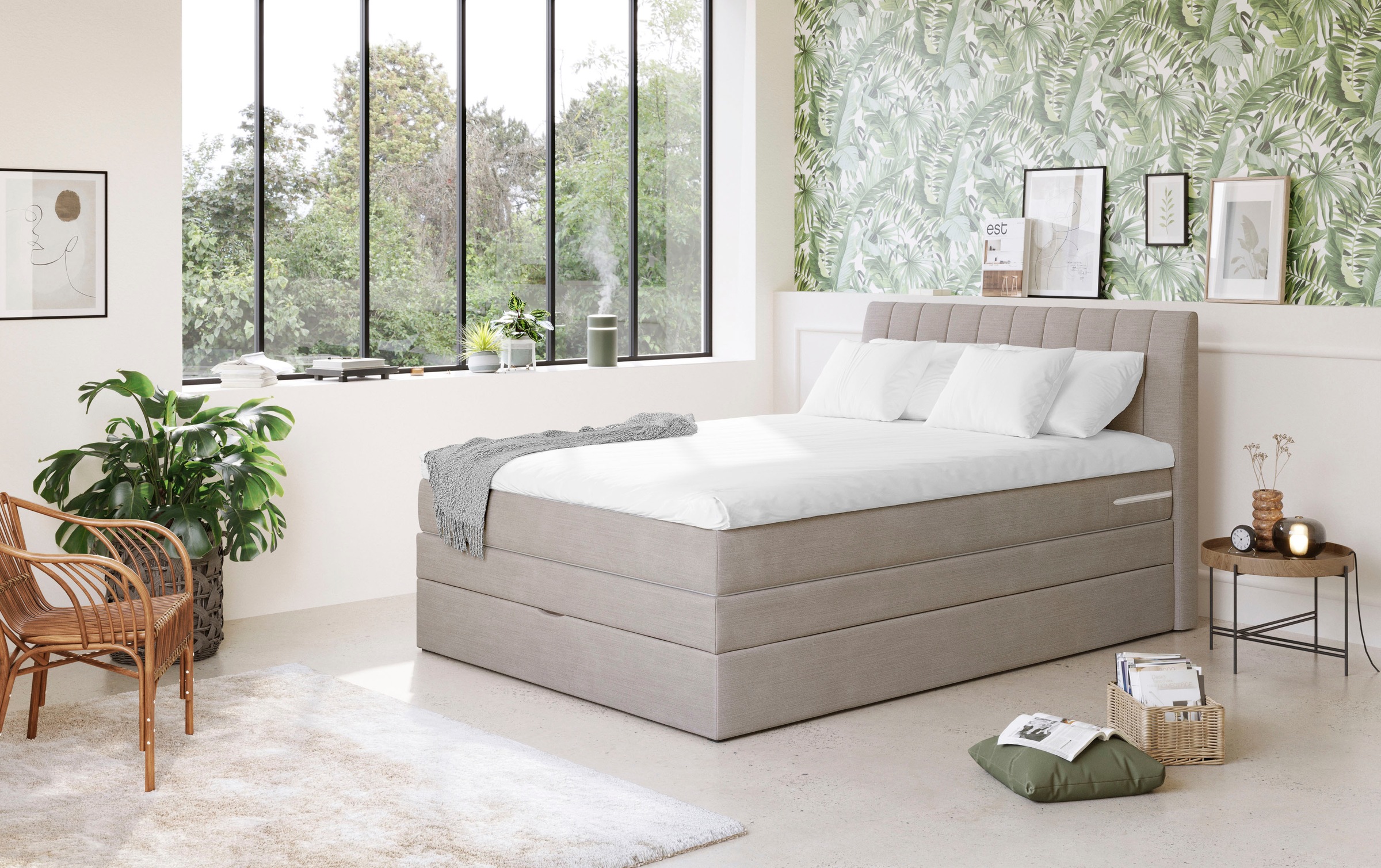 COTTA Boxspringbett »Shark inkl. Bettkasten und Topper«, erhältlich in den günstig online kaufen